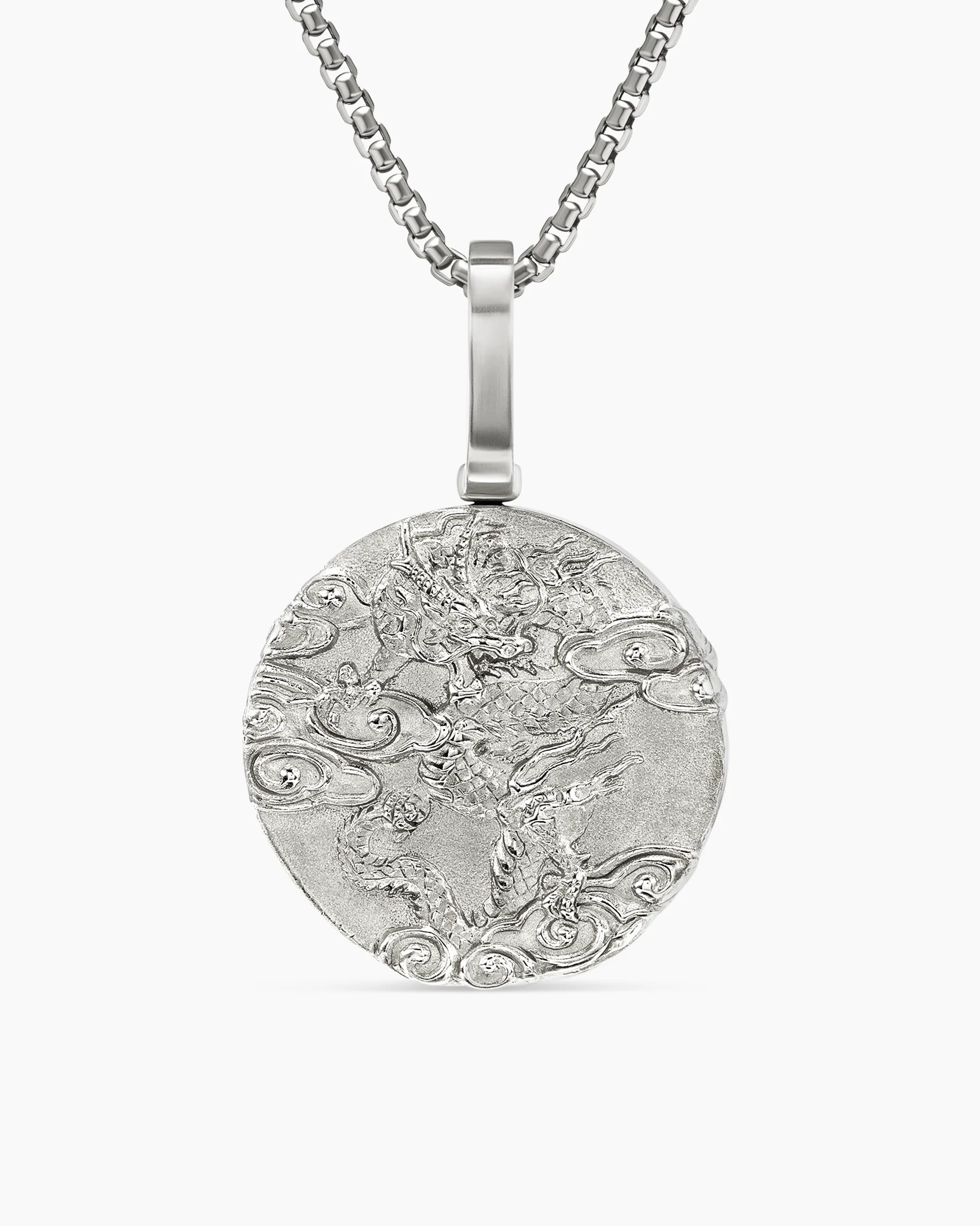 Dragon Amulet in 18K Yellow Gold, 21mm