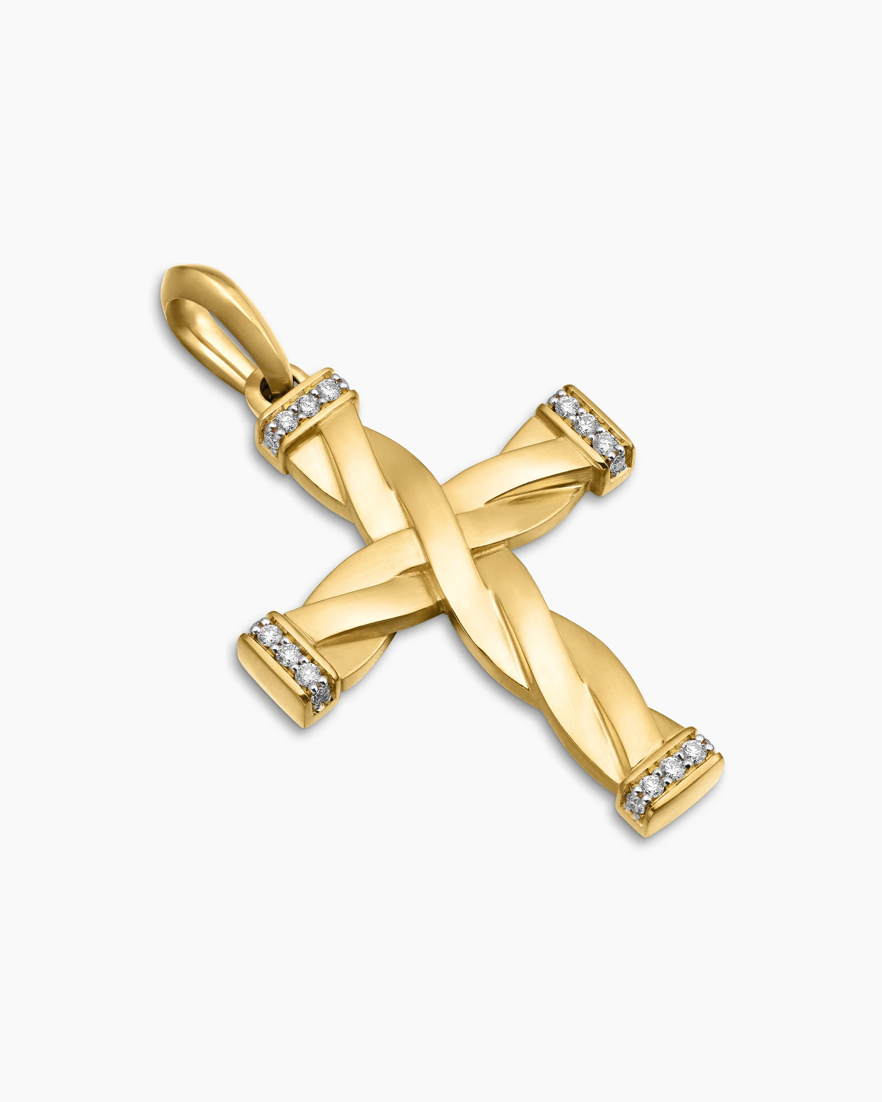 DY Helios™ Cross Pendant in 18K Yellow Gold, 36mm 29 DY Helios™ Cross Pendant in 18K Yellow Gold, 36mm