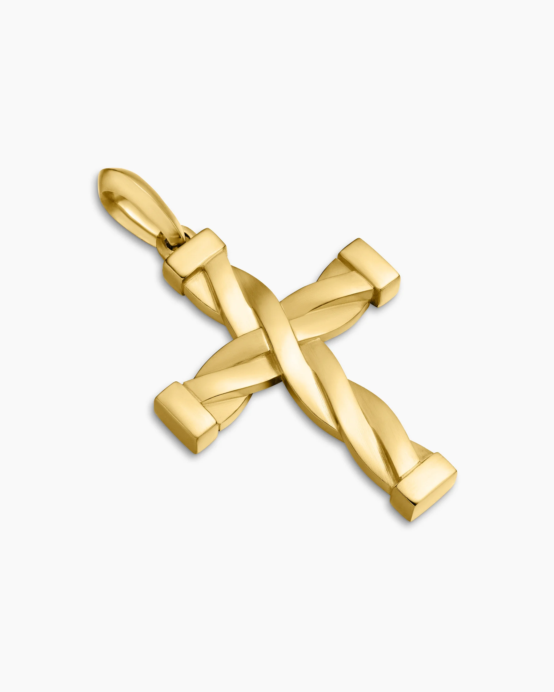 DY Helios™ Cross Pendant in 18K Yellow Gold, 36mm 36 DY Helios™ Cross Pendant in 18K Yellow Gold, 36mm