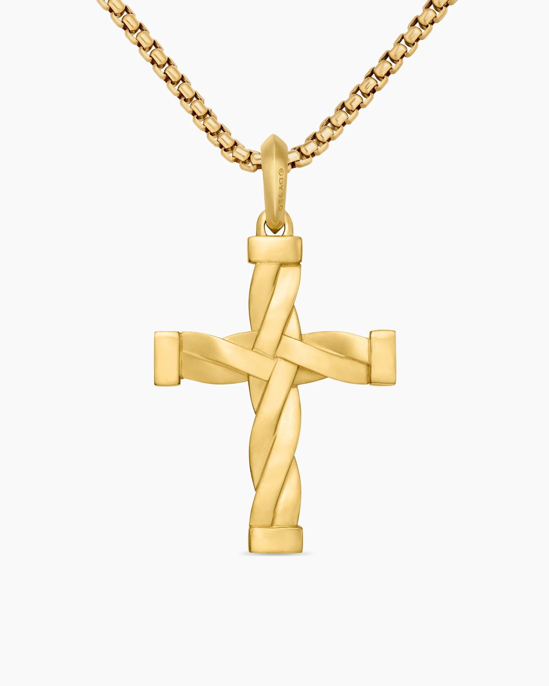 DY Helios™ Cross Pendant in 18K Yellow Gold, 36mm 37 DY Helios™ Cross Pendant in 18K Yellow Gold, 36mm