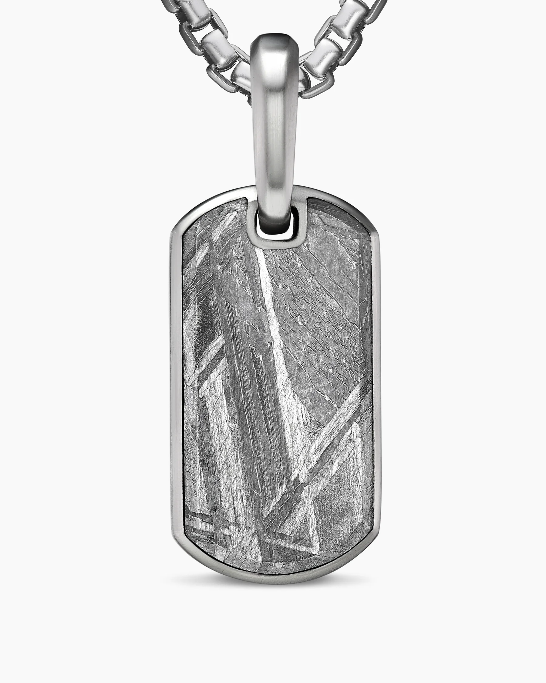 Chevron Tag in 18K Yellow Gold with Black Diamonds, 21mm 47 Chevron Tag in 18K Yellow Gold with Black Diamonds, 21mm