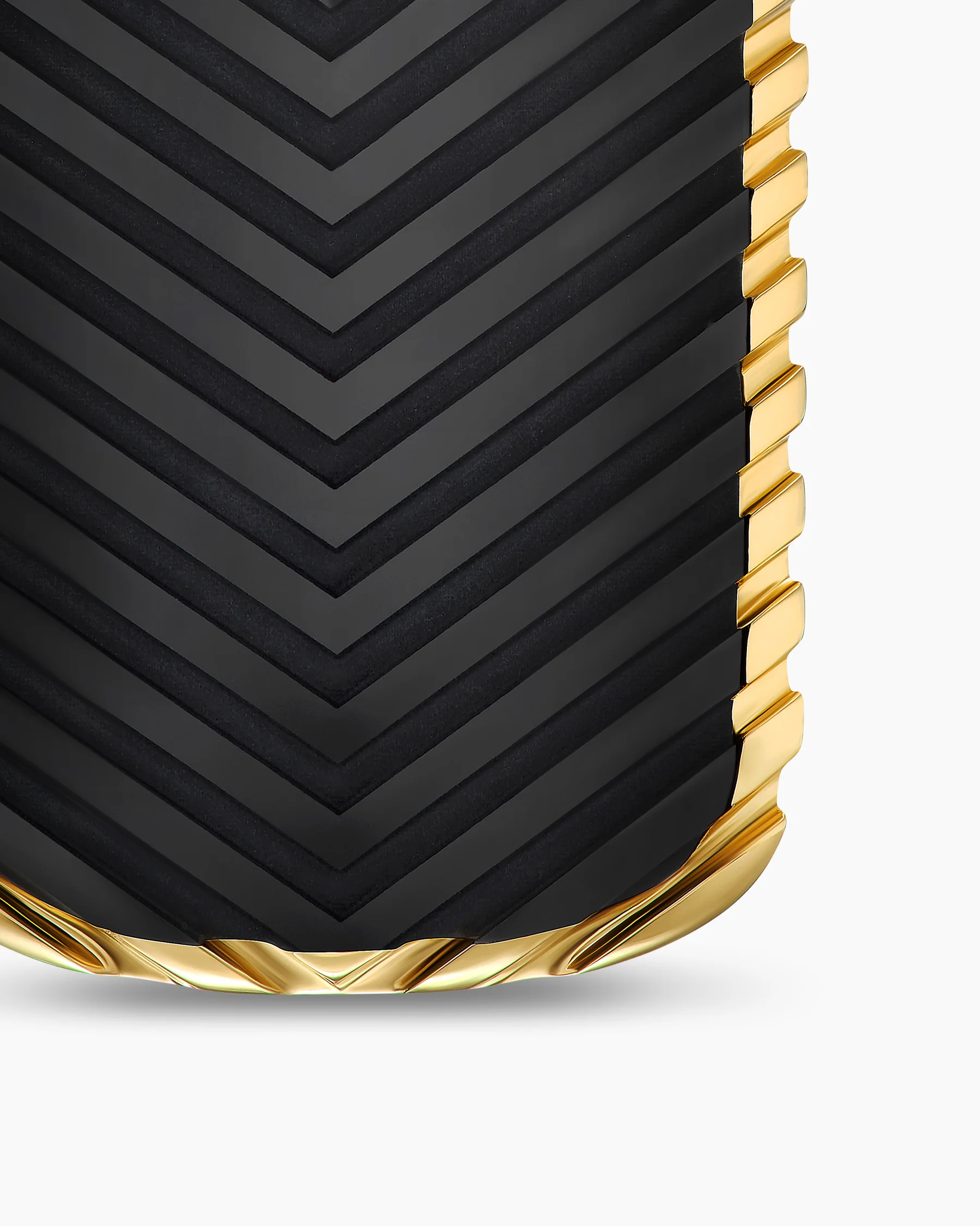 Chevron Tag in 18K Yellow Gold with Diamonds, 34mm 17 Chevron Tag in 18K Yellow Gold with Diamonds, 34mm