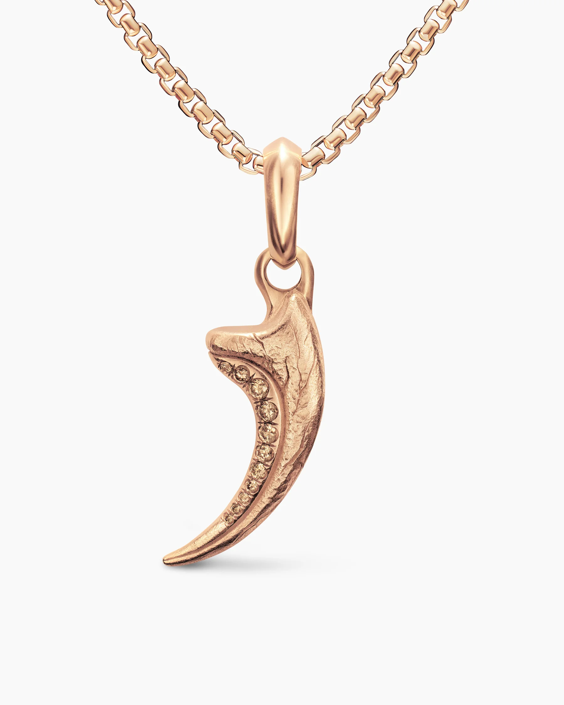 Raptor Claw Amulet in 18K Yellow Gold with Diamonds, 27.3mm 30 Raptor Claw Amulet in 18K Yellow Gold with Diamonds, 27.3mm