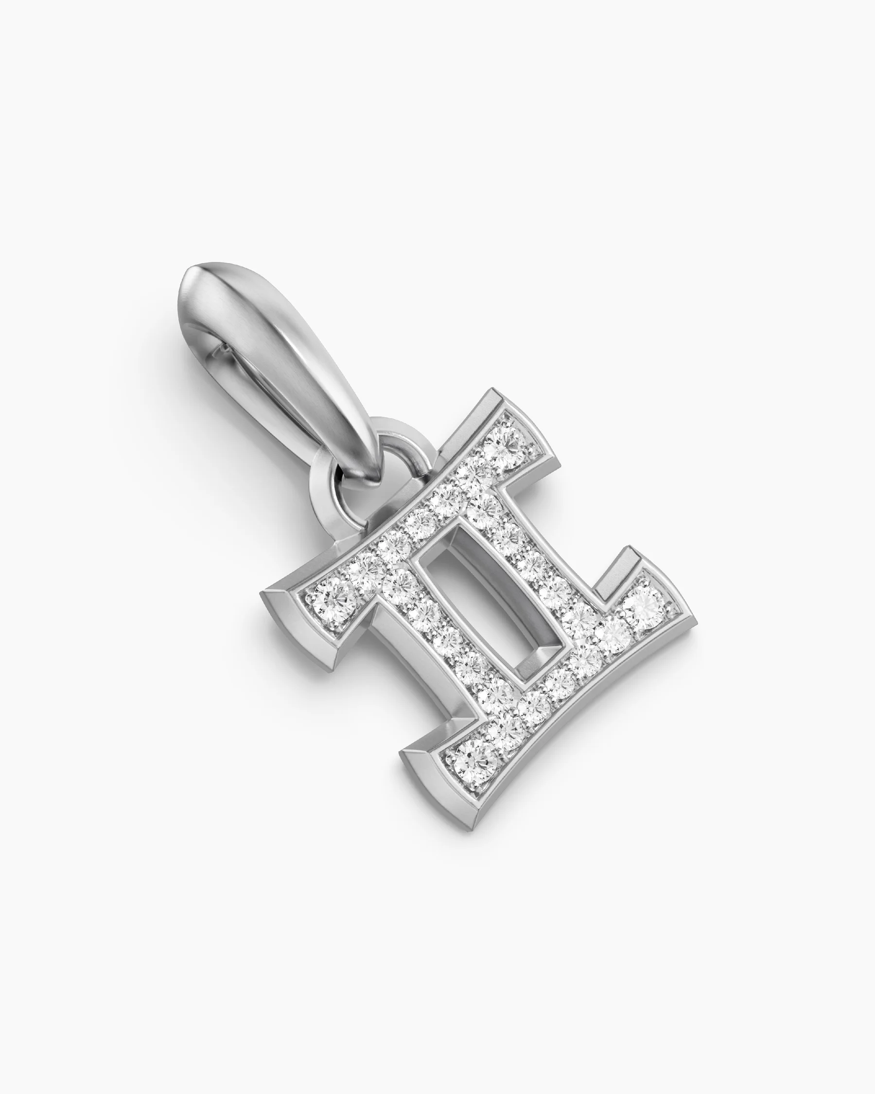 Gemini Amulet in 18K Yellow Gold with Diamonds, 15.2mm 3 Gemini Amulet in 18K Yellow Gold with Diamonds, 15.2mm