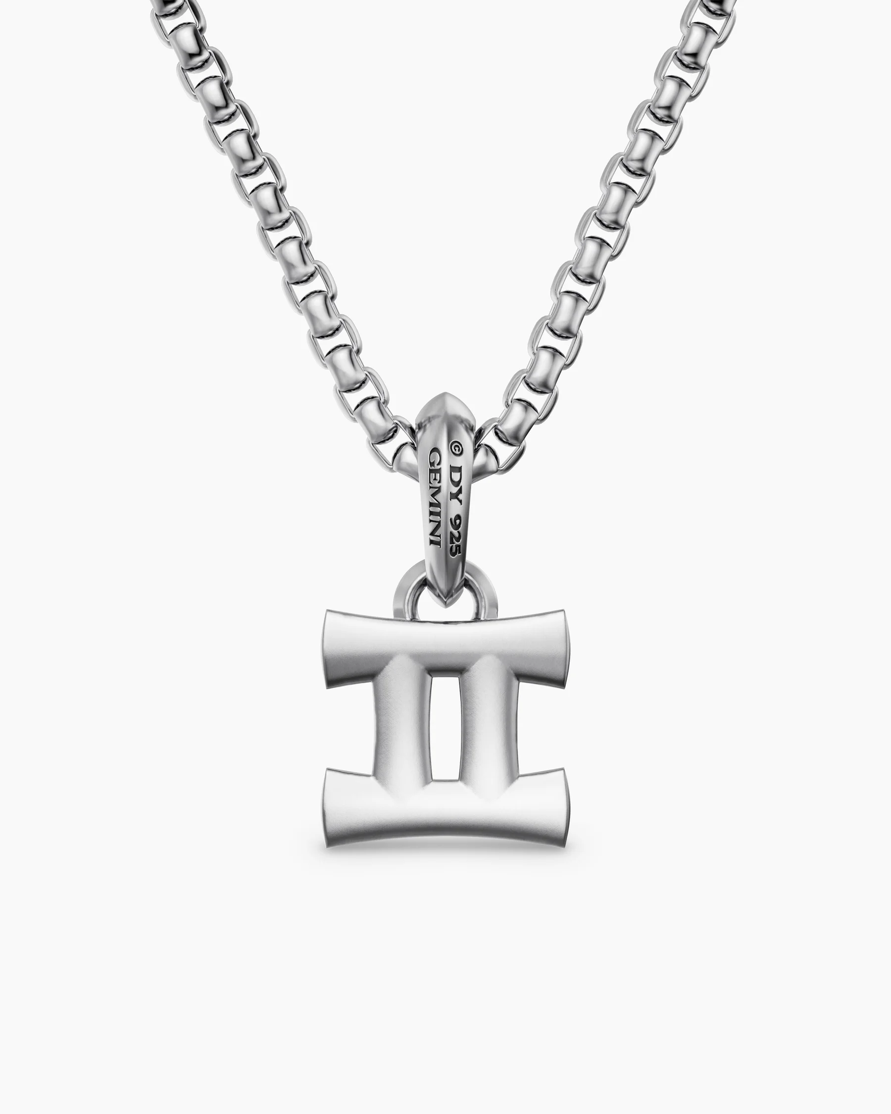 Gemini Amulet in 18K Yellow Gold with Diamonds, 15.2mm 4 Gemini Amulet in 18K Yellow Gold with Diamonds, 15.2mm