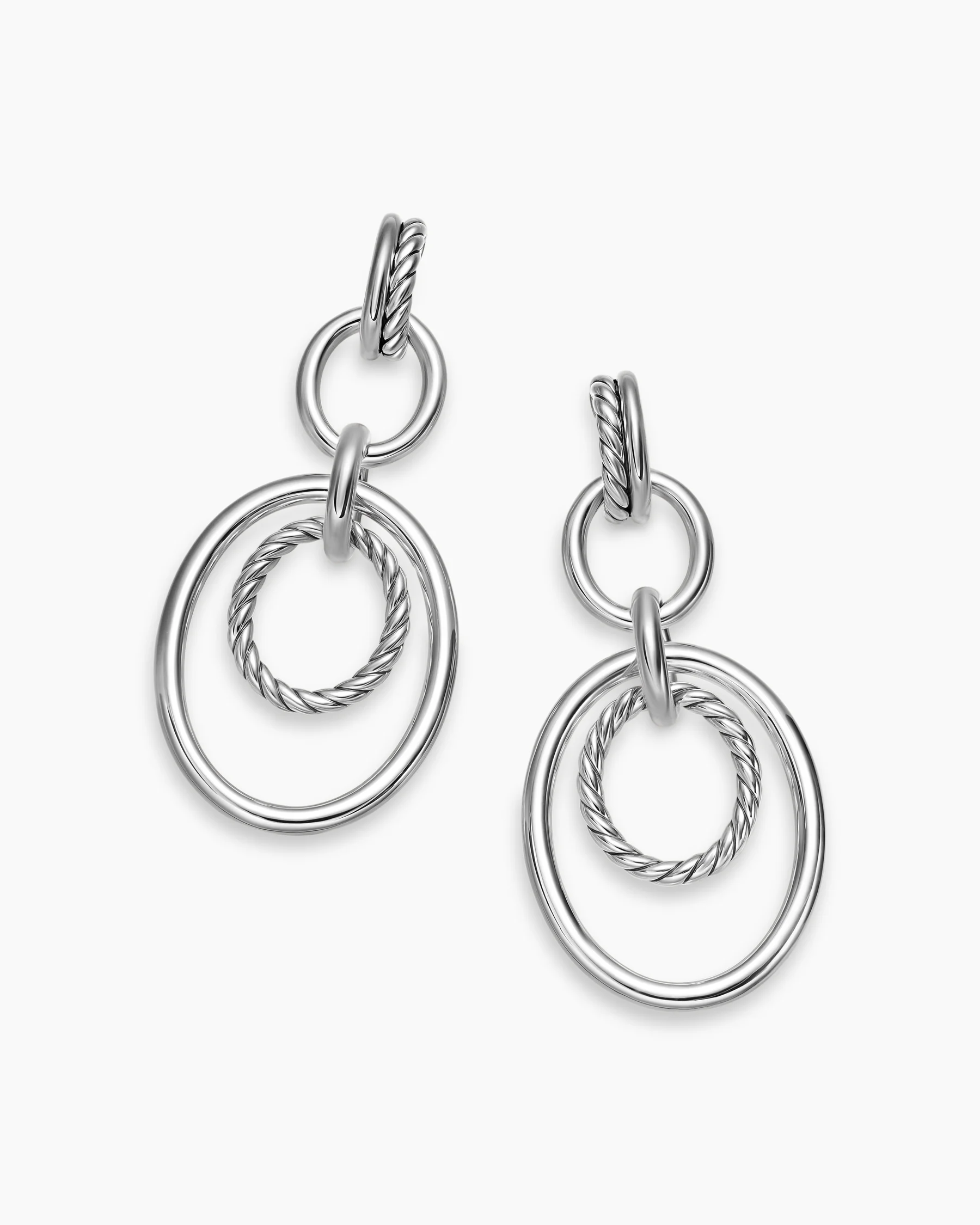 DY Mercer® Mobile Drop Earrings in Sterling Silver, 65.7mm 15 DY Mercer® Mobile Drop Earrings in Sterling Silver, 65.7mm
