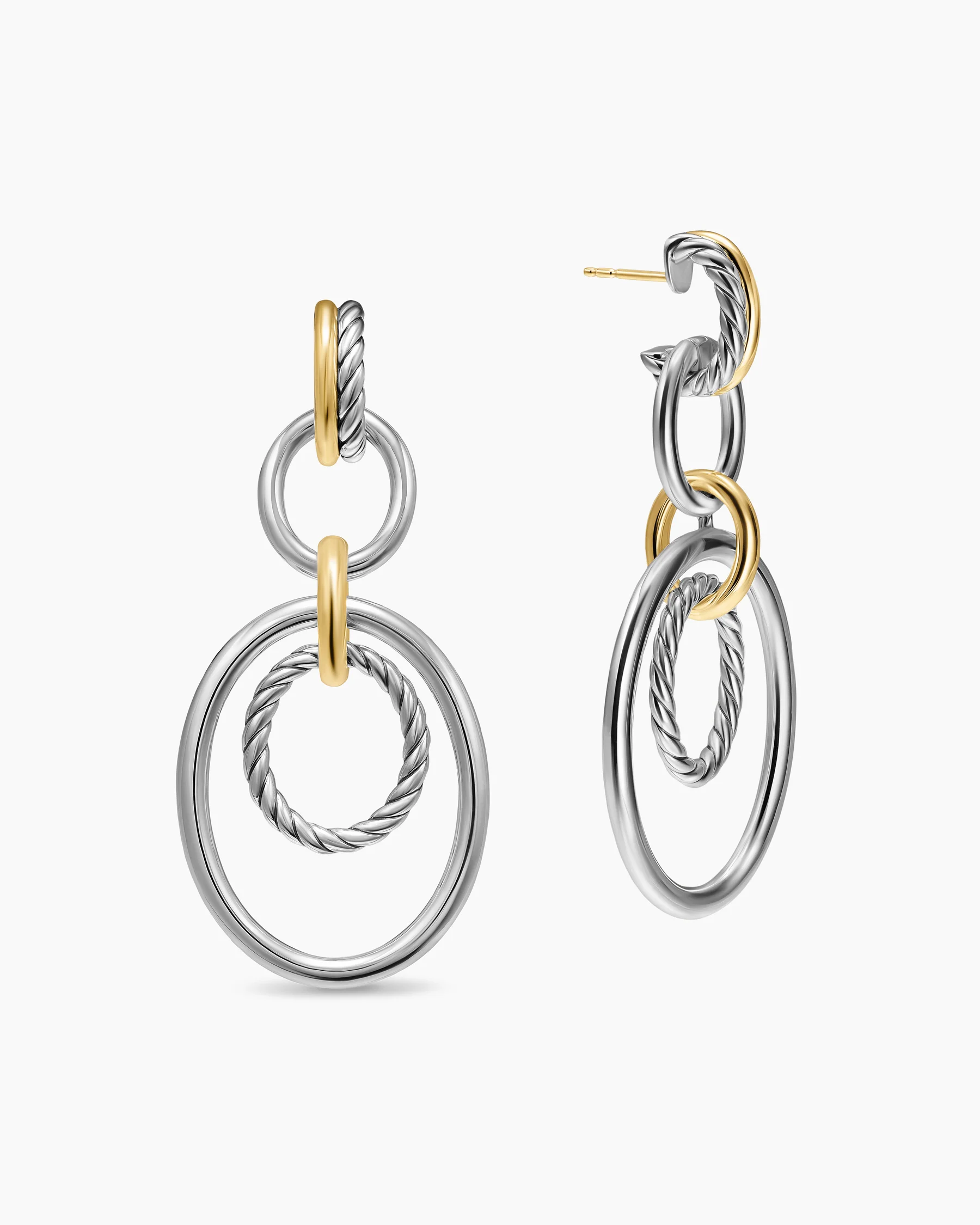 DY Mercer® Mobile Drop Earrings in Sterling Silver, 65.7mm 3 DY Mercer® Mobile Drop Earrings in Sterling Silver, 65.7mm