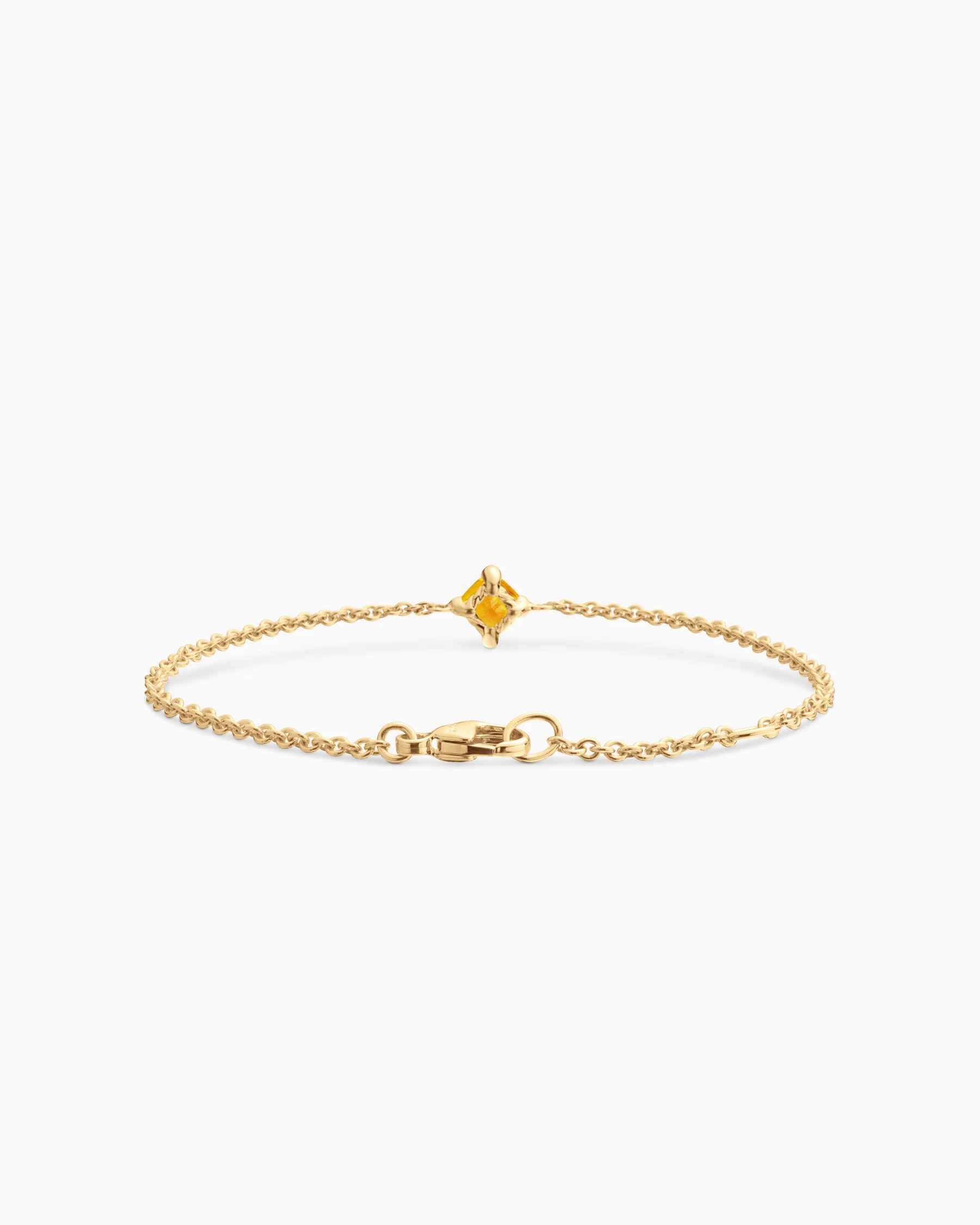 Chatelaine® Teen Bracelet in 18K Yellow Gold with Citrine, 4mm 10 Chatelaine® Teen Bracelet in 18K Yellow Gold with Citrine, 4mm