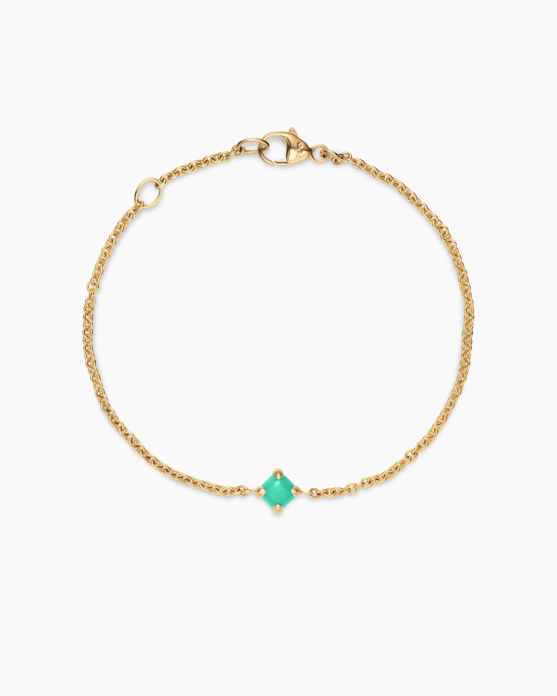Chatelaine® Teen Bracelet in 18K Yellow Gold with Citrine, 4mm 2 Chatelaine® Teen Bracelet in 18K Yellow Gold with Citrine, 4mm