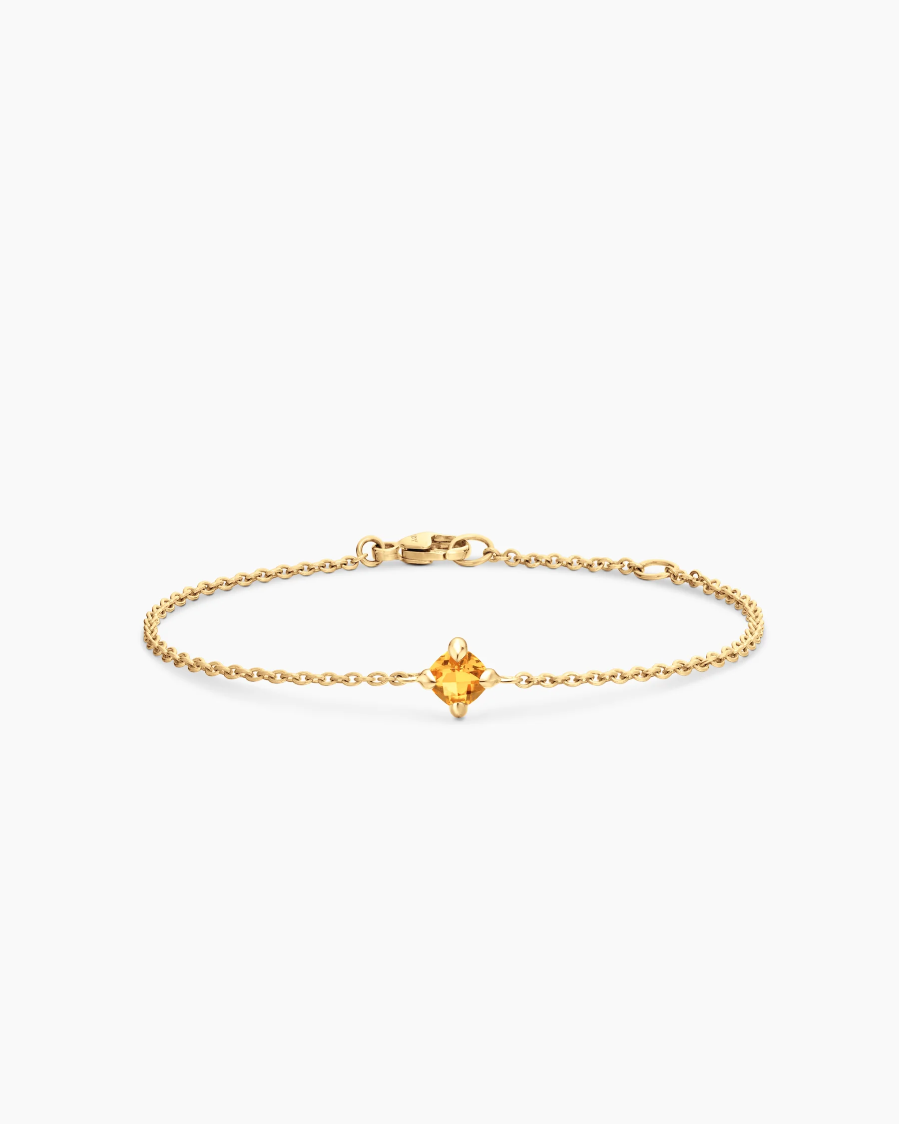 Chatelaine® Teen Bracelet in 18K Yellow Gold with Citrine, 4mm 7 Chatelaine® Teen Bracelet in 18K Yellow Gold with Citrine, 4mm