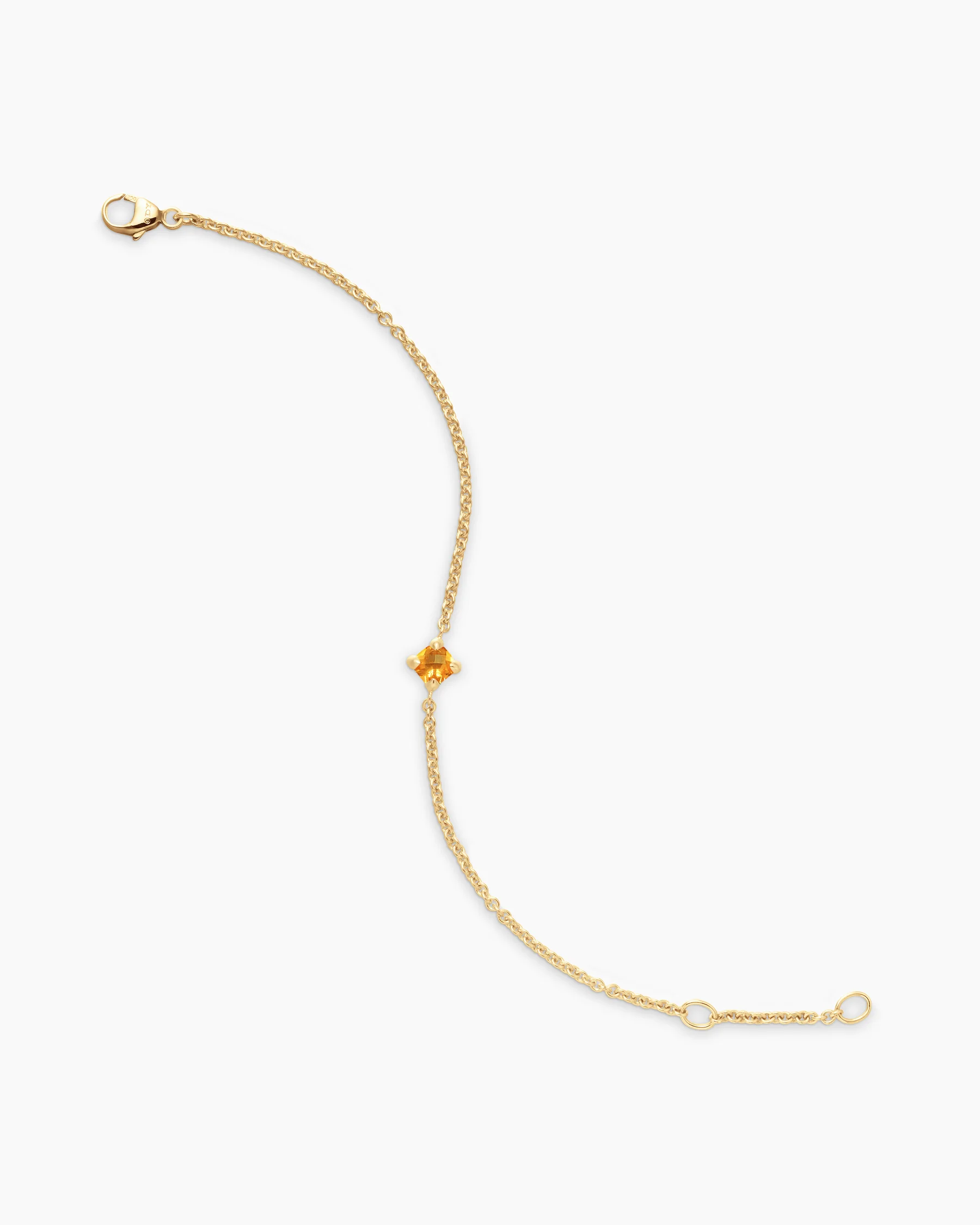 Chatelaine® Teen Bracelet in 18K Yellow Gold with Citrine, 4mm 9 Chatelaine® Teen Bracelet in 18K Yellow Gold with Citrine, 4mm