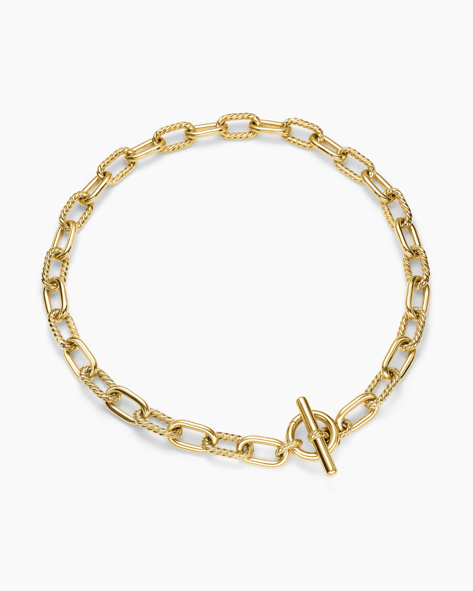 DY Madison® Toggle Chain Necklace in 18K Yellow Gold, 11mm 3 DY Madison® Toggle Chain Necklace in 18K Yellow Gold, 11mm