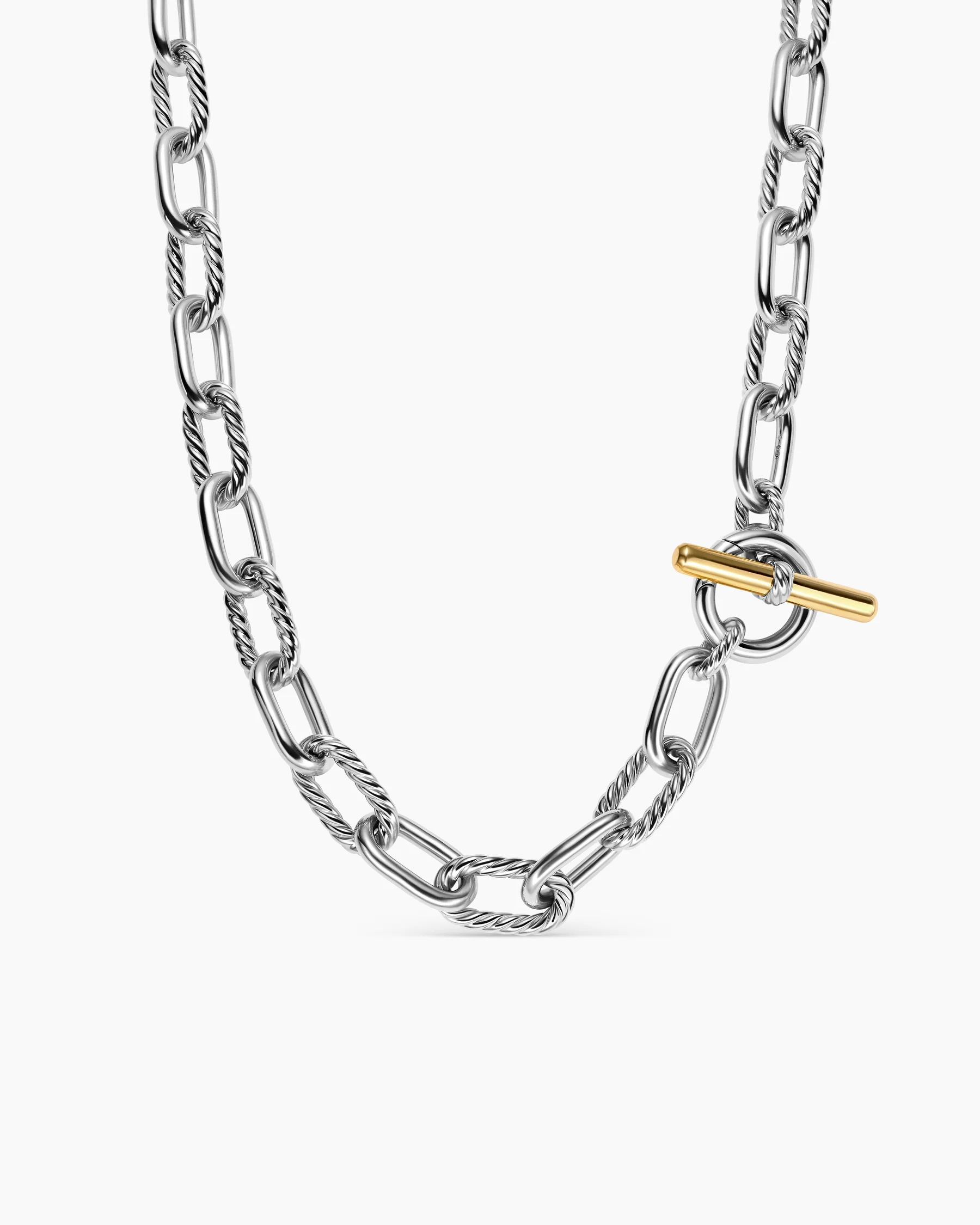 DY Madison® Toggle Chain Necklace in 18K Yellow Gold, 11mm 8 DY Madison® Toggle Chain Necklace in 18K Yellow Gold, 11mm