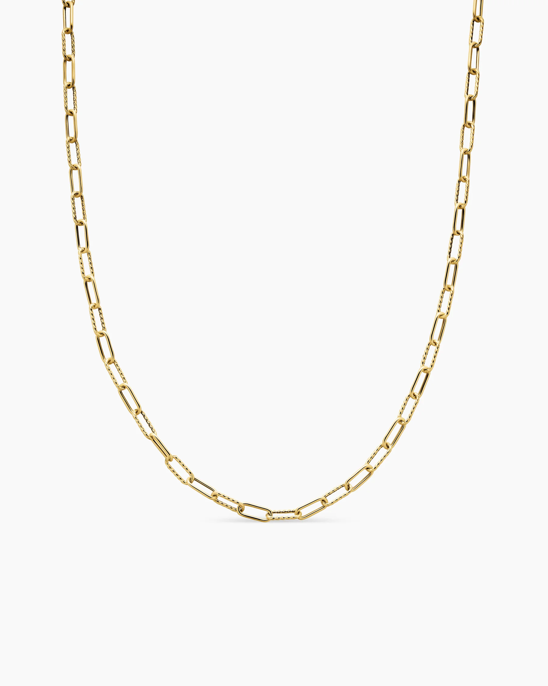 DY Madison® Chain Necklace in 18K Yellow Gold, 4mm