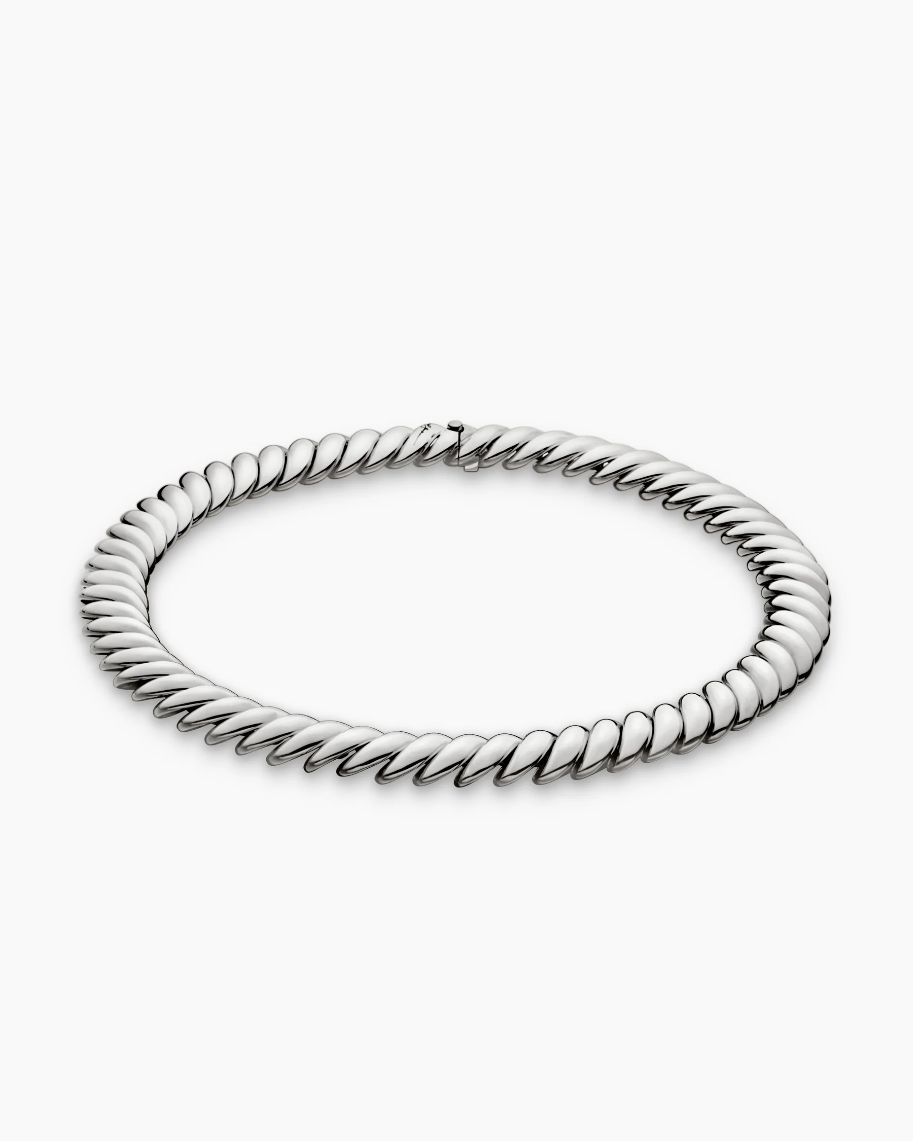Sculpted Cable Necklace in 18K Yellow Gold, 14mm 10 Sculpted Cable Necklace in 18K Yellow Gold, 14mm