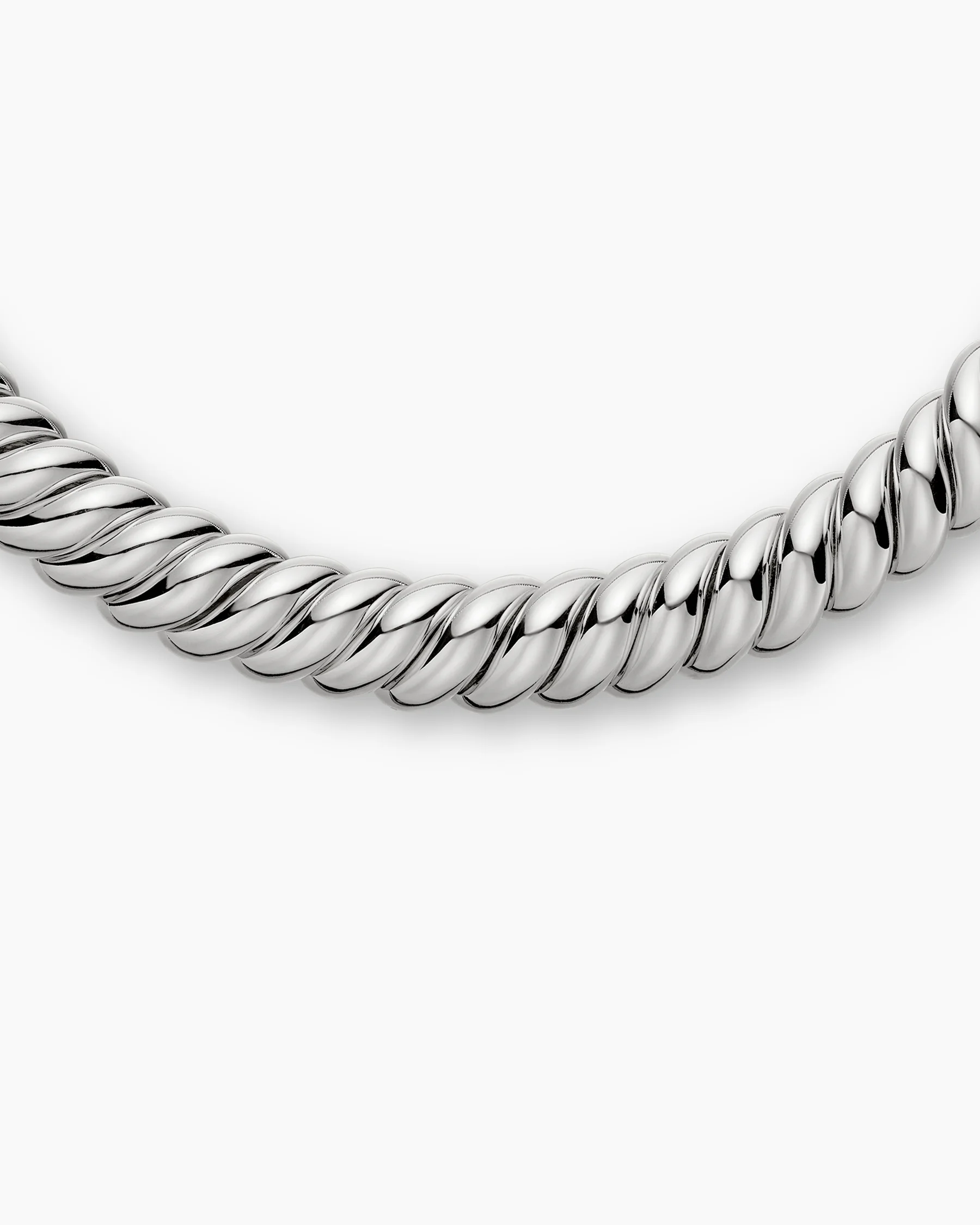 Sculpted Cable Necklace in 18K Yellow Gold, 14mm 11 Sculpted Cable Necklace in 18K Yellow Gold, 14mm