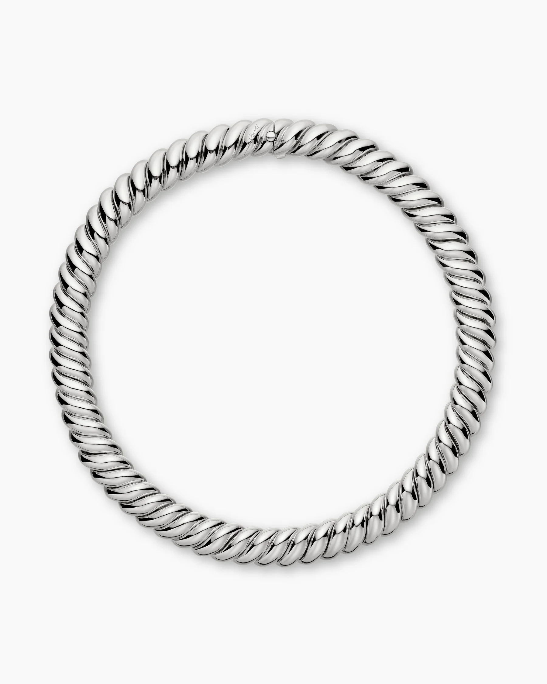Sculpted Cable Necklace in 18K Yellow Gold, 14mm 8 Sculpted Cable Necklace in 18K Yellow Gold, 14mm