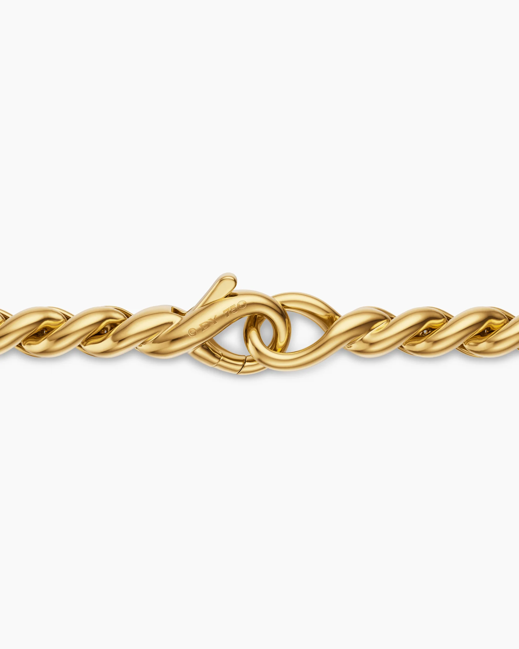 Sculpted Cable Chain Necklace in 18K Yellow Gold, 3.7mm 4 Sculpted Cable Chain Necklace in 18K Yellow Gold, 3.7mm