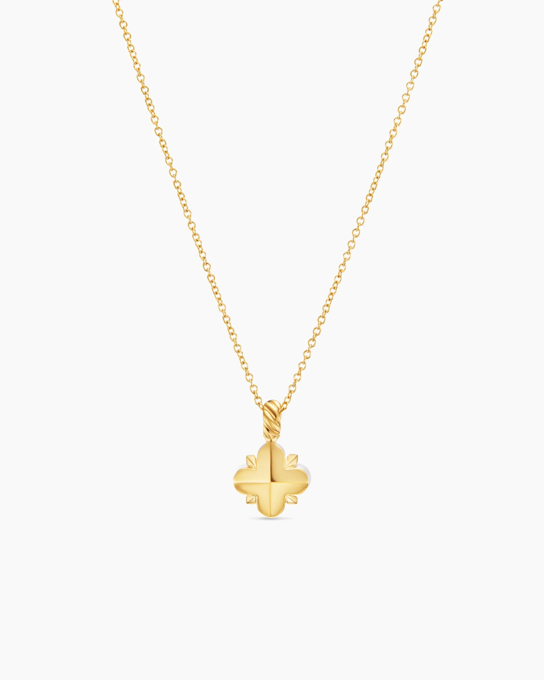 Petite Modern Renaissance® Pearl Pendant Necklace in 18K Yellow Gold with Diamond, 7.3mm 4 Petite Modern Renaissance® Pearl Pendant Necklace in 18K Yellow Gold with Diamond, 7.3mm