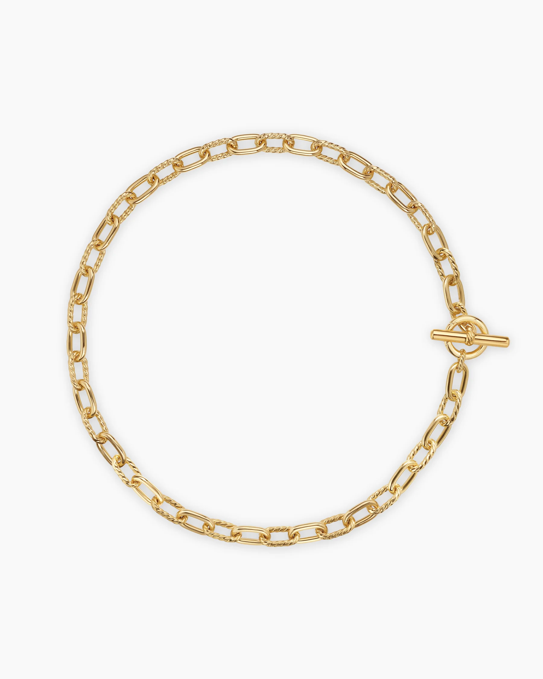 DY Madison® Toggle Chain Necklace in 18K Yellow Gold, 8.5mm 13 DY Madison® Toggle Chain Necklace in 18K Yellow Gold, 8.5mm