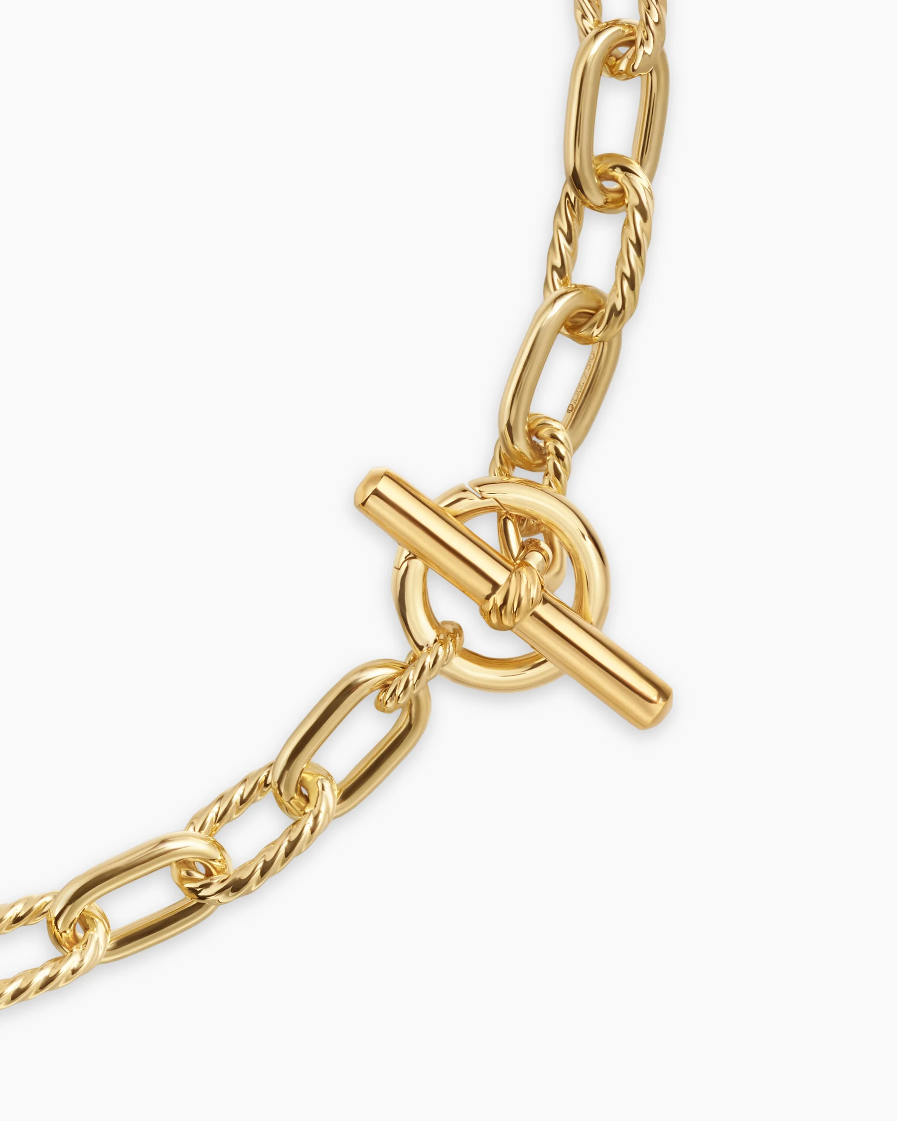 DY Madison® Toggle Chain Necklace in 18K Yellow Gold, 8.5mm 16 DY Madison® Toggle Chain Necklace in 18K Yellow Gold, 8.5mm