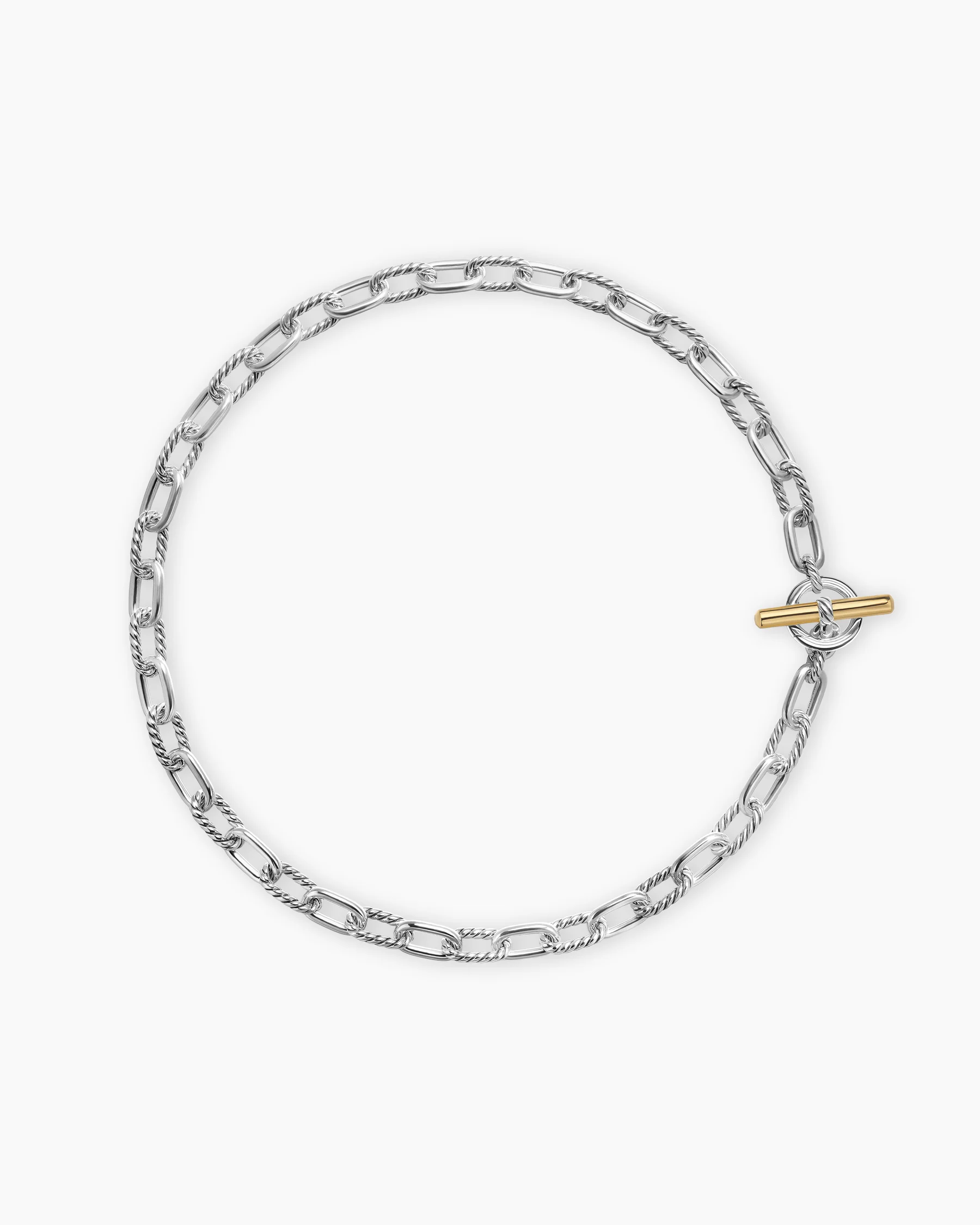 DY Madison® Toggle Chain Necklace in 18K Yellow Gold, 8.5mm 7 DY Madison® Toggle Chain Necklace in 18K Yellow Gold, 8.5mm