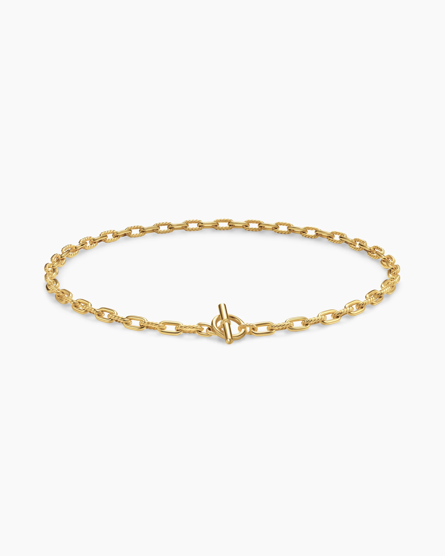 DY Madison® Toggle Chain Necklace in 18K Yellow Gold, 5.5mm 15 DY Madison® Toggle Chain Necklace in 18K Yellow Gold, 5.5mm