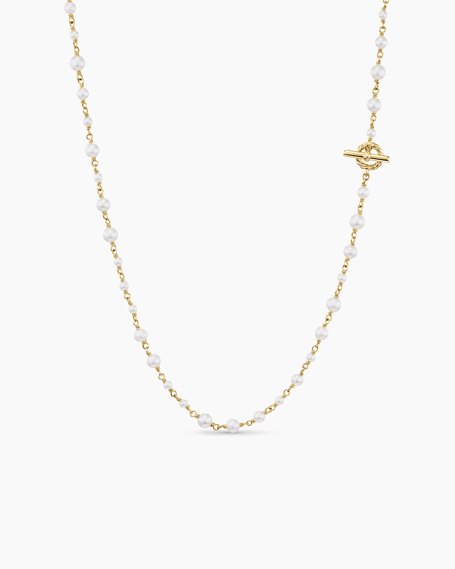 Pearl Classics Toggle Chain Necklace in 18K Yellow Gold, 4.5mm 21 Pearl Classics Toggle Chain Necklace in 18K Yellow Gold, 4.5mm