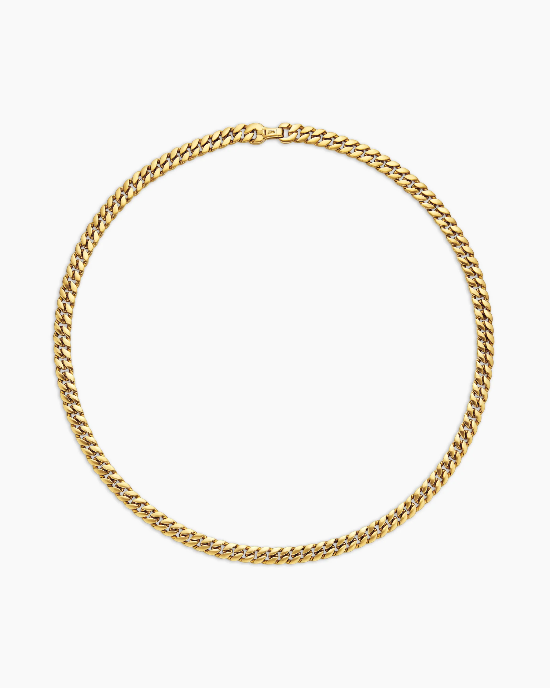 Curb Chain Necklace in Sterling Silver with Black Diamonds, 8mm 31 Curb Chain Necklace in Sterling Silver with Black Diamonds, 8mm