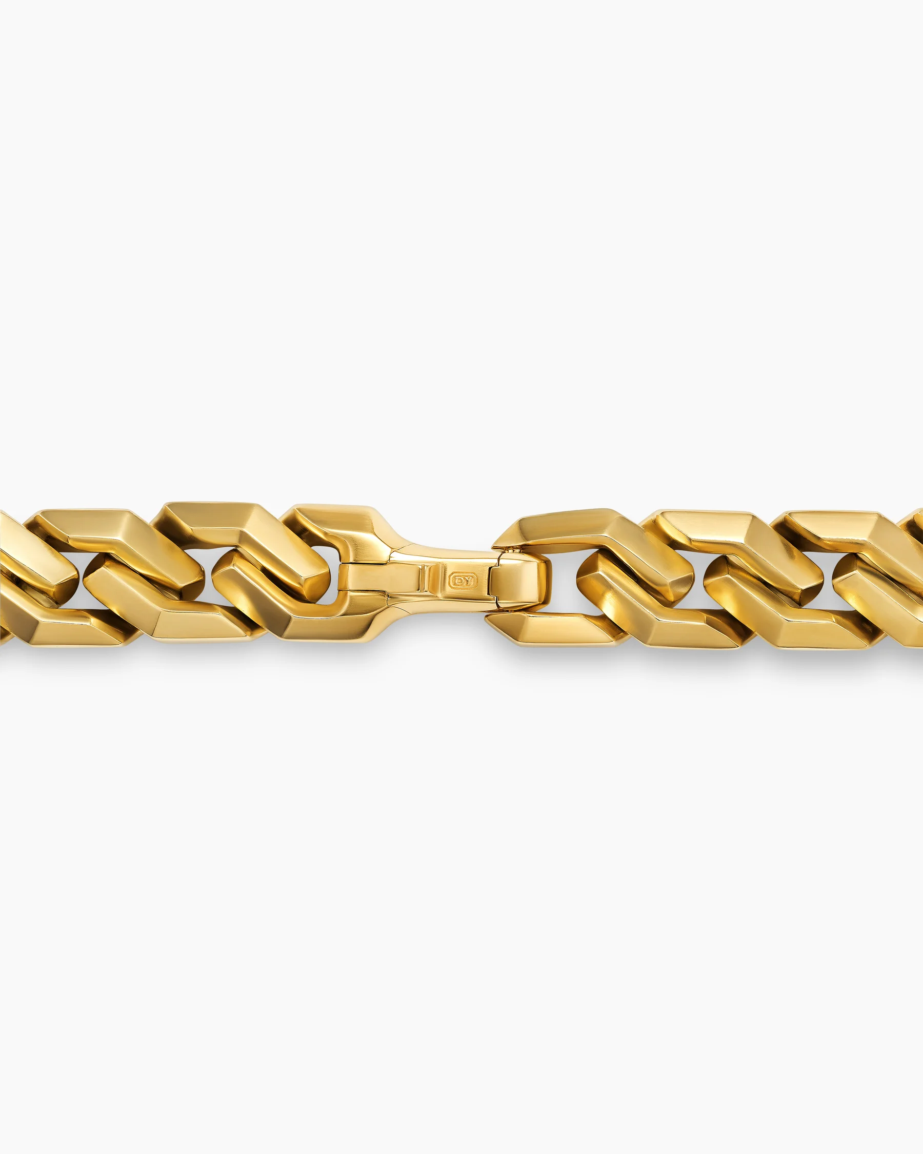 Curb Chain Angular Link Necklace in Black Titanium, 8.7mm 10 Curb Chain Angular Link Necklace in Black Titanium, 8.7mm