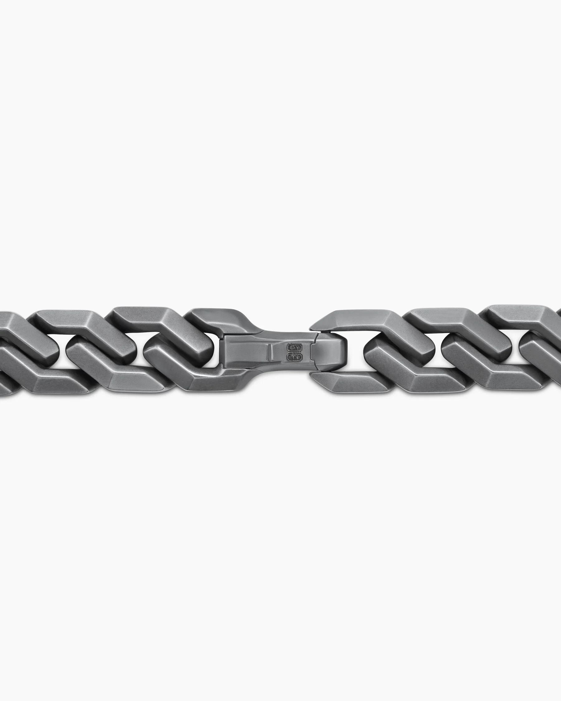 Curb Chain Angular Link Necklace in Sterling Silver, 8.7mm 15 Curb Chain Angular Link Necklace in Sterling Silver, 8.7mm