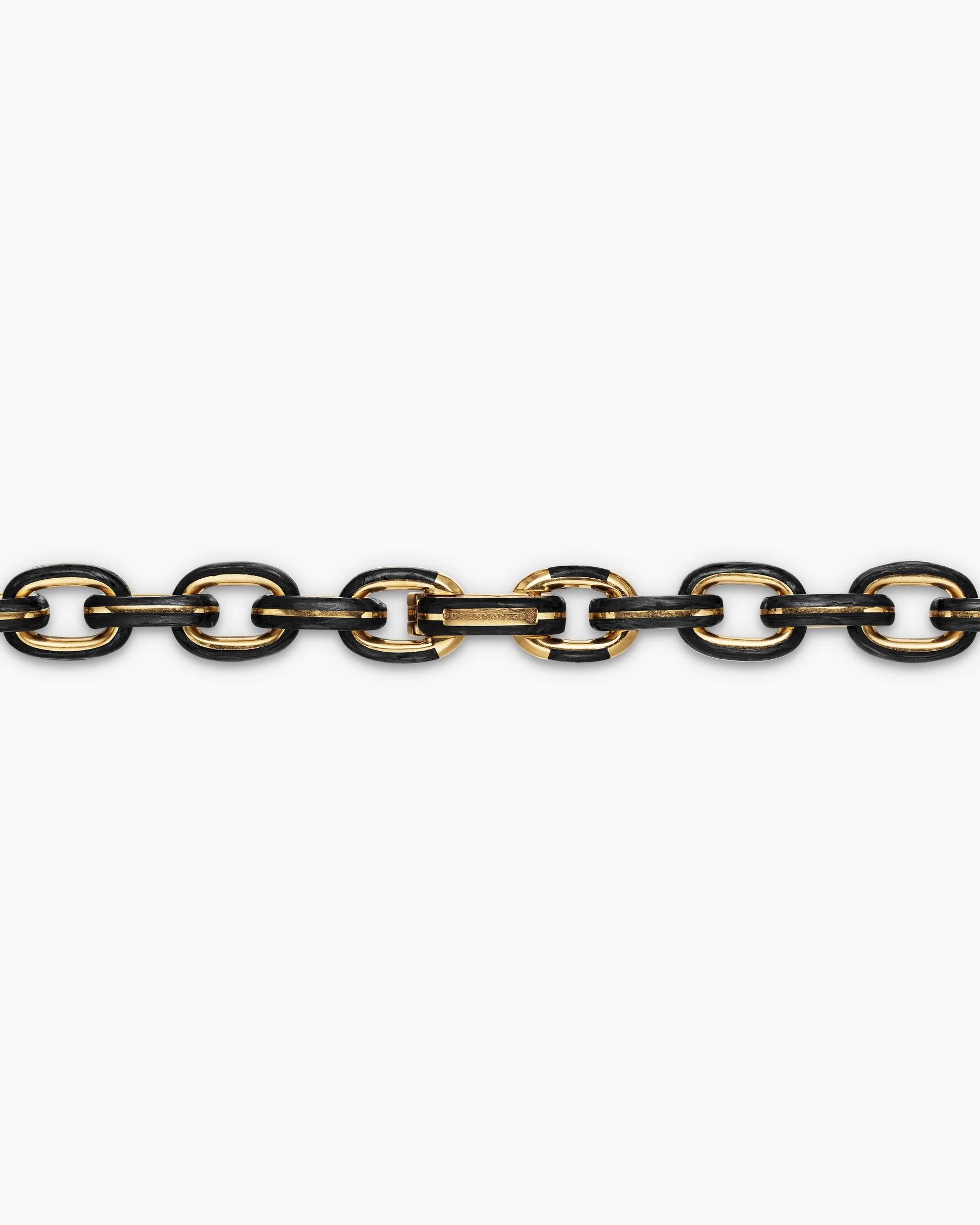 Streamline® Oval Link Necklace in 18K Yellow Gold with Forged Carbon, 10.8mm 9 Streamline® Oval Link Necklace in 18K Yellow Gold with Forged Carbon, 10.8mm