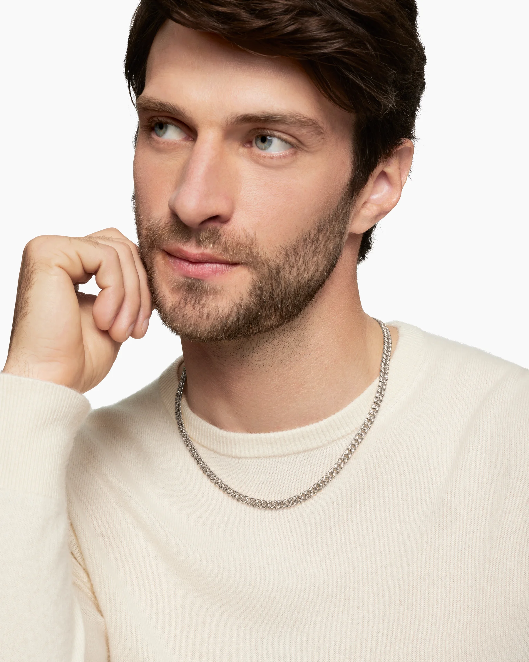 Curb Chain Necklace in 18K Rose Gold, 6mm 20 Curb Chain Necklace in 18K Rose Gold, 6mm