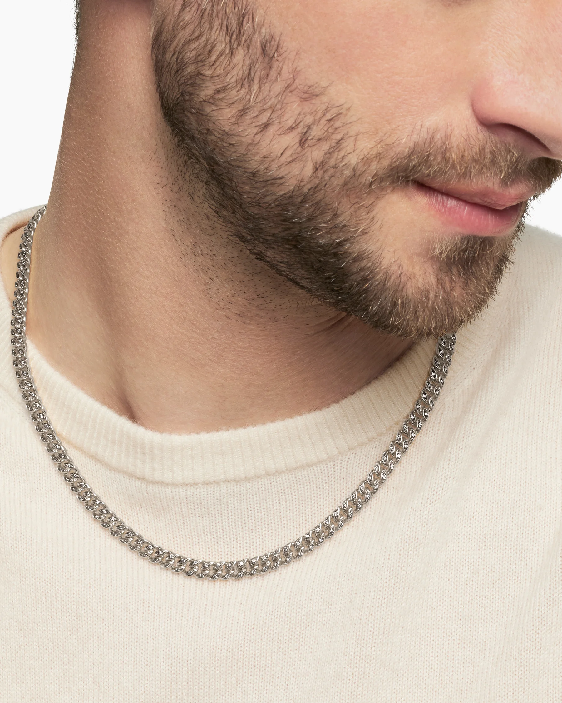 Curb Chain Necklace in 18K Rose Gold, 6mm 24 Curb Chain Necklace in 18K Rose Gold, 6mm