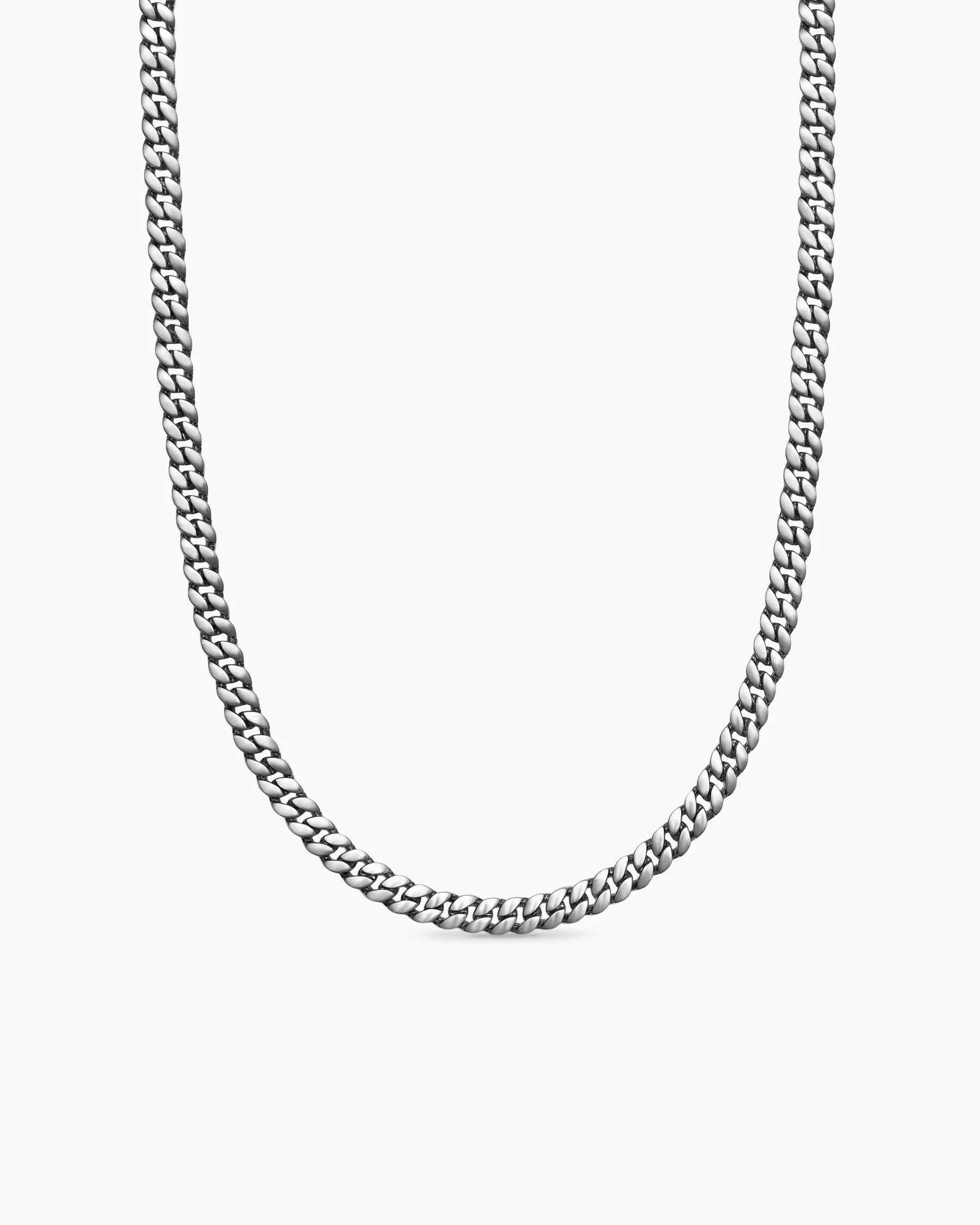 Curb Chain Necklace in 18K Rose Gold, 6mm 26 Curb Chain Necklace in 18K Rose Gold, 6mm