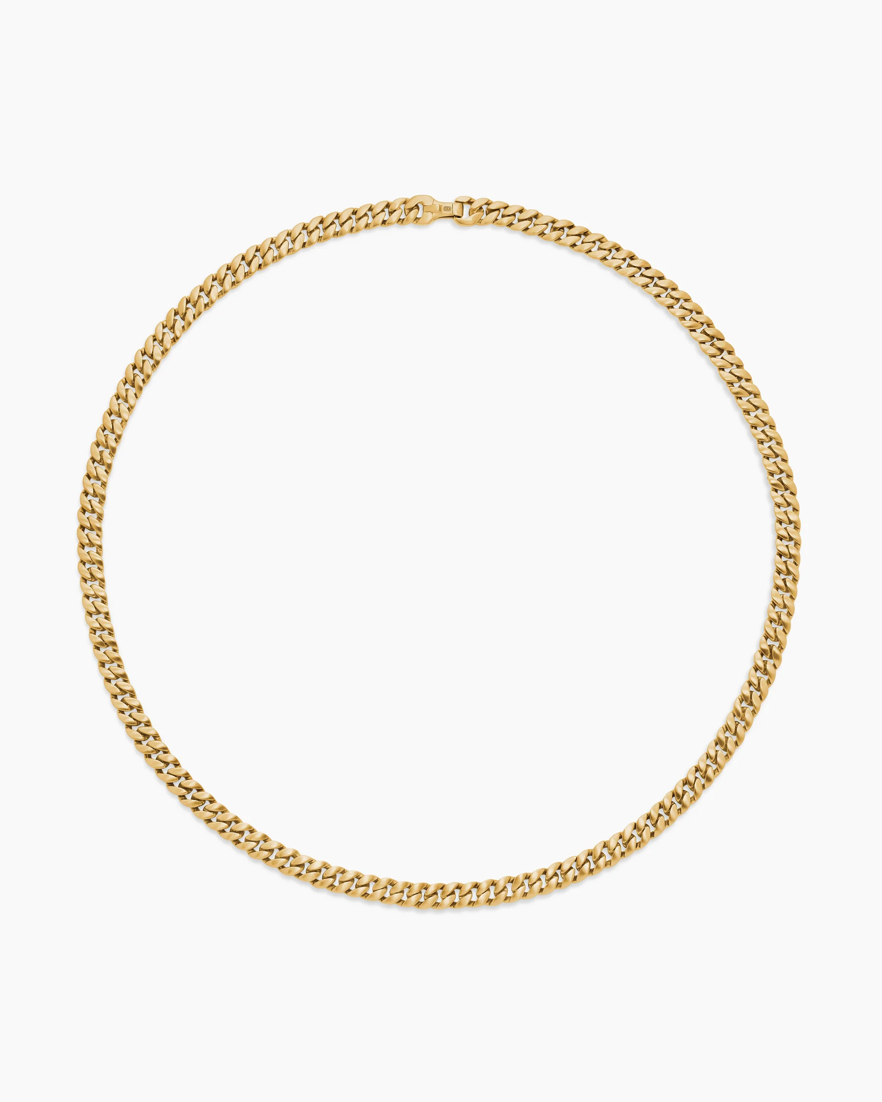Curb Chain Necklace in 18K Rose Gold, 6mm 42 Curb Chain Necklace in 18K Rose Gold, 6mm