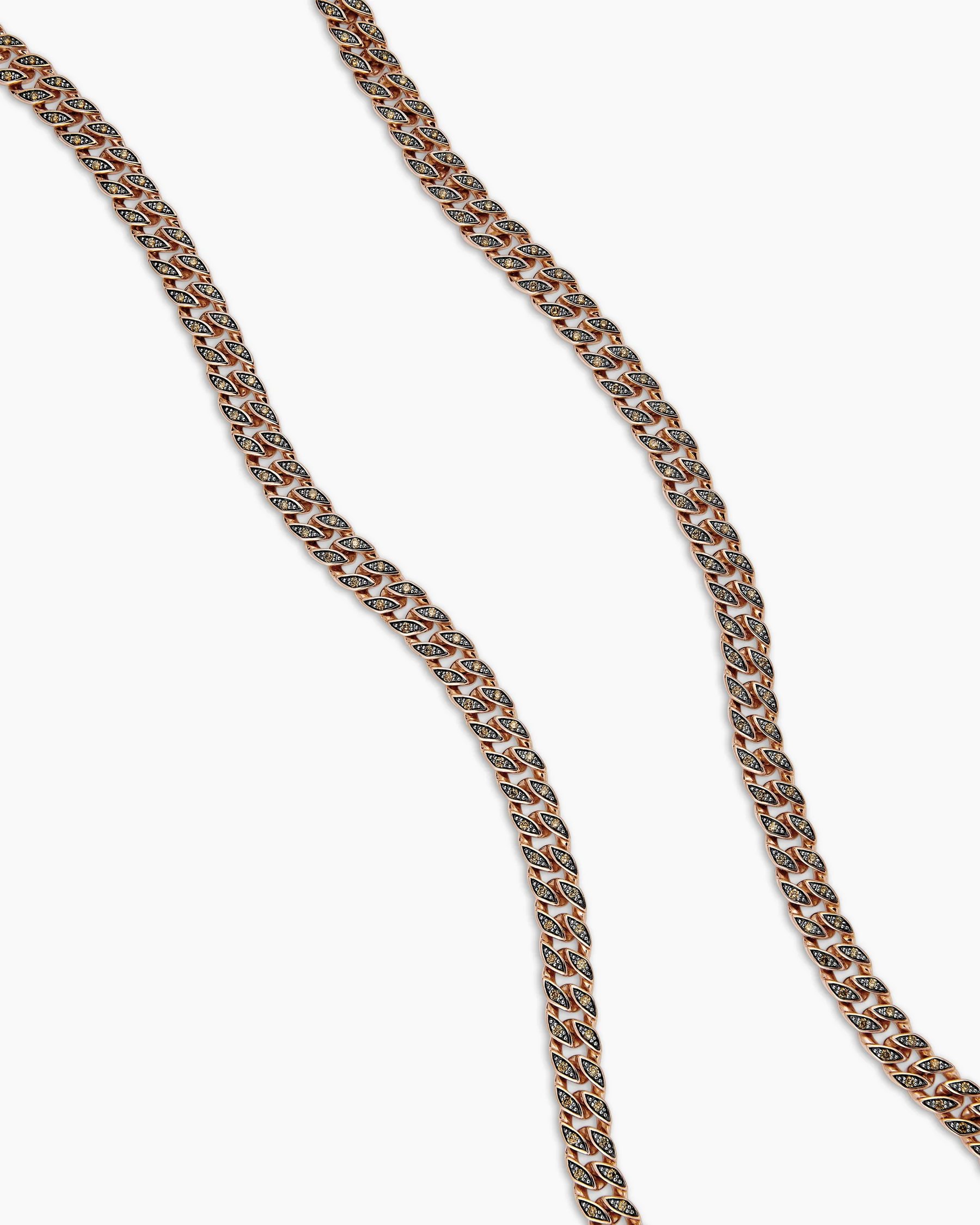 Curb Chain Necklace in 18K Rose Gold, 6mm 48 Curb Chain Necklace in 18K Rose Gold, 6mm