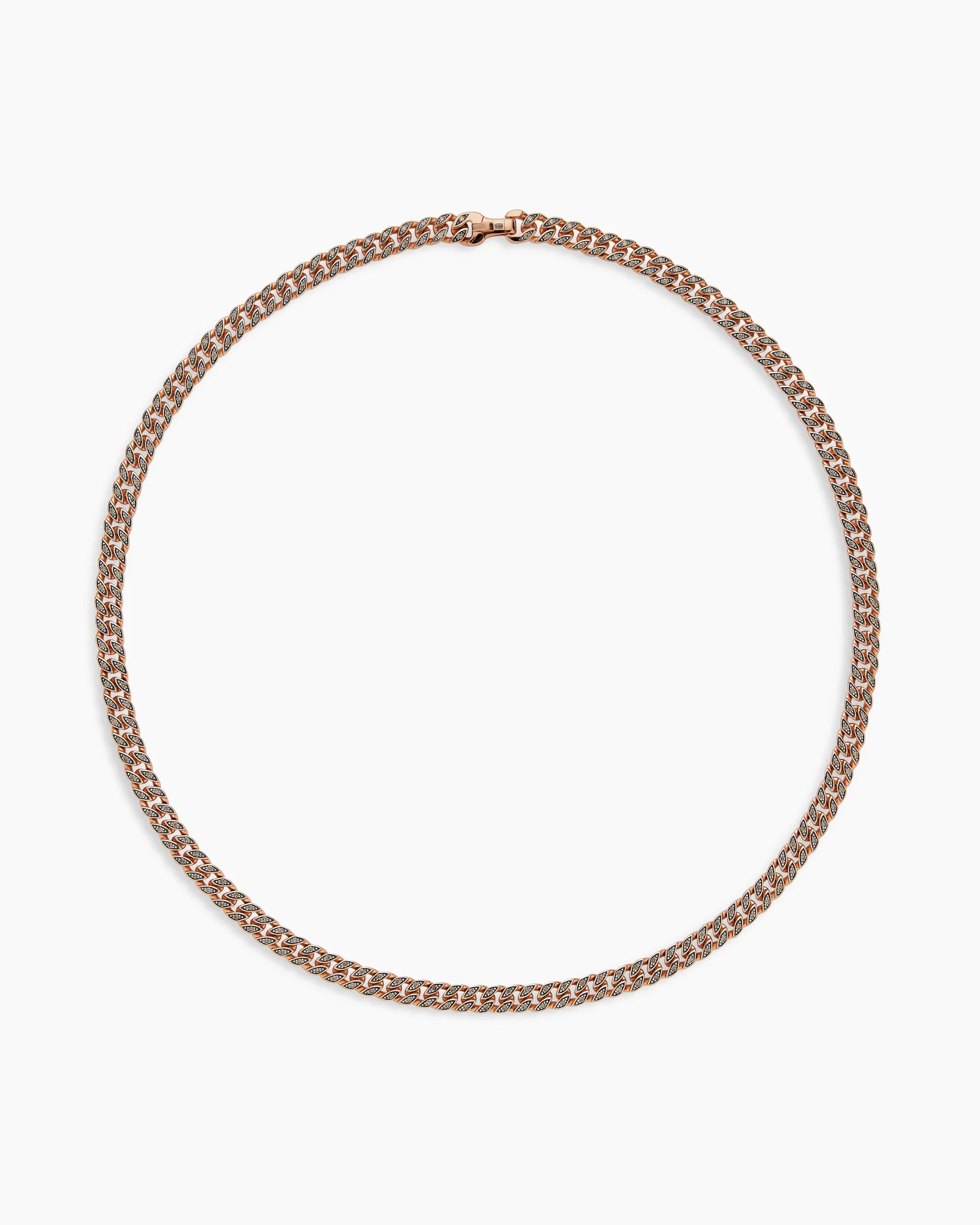 Curb Chain Necklace in 18K Rose Gold, 6mm 49 Curb Chain Necklace in 18K Rose Gold, 6mm