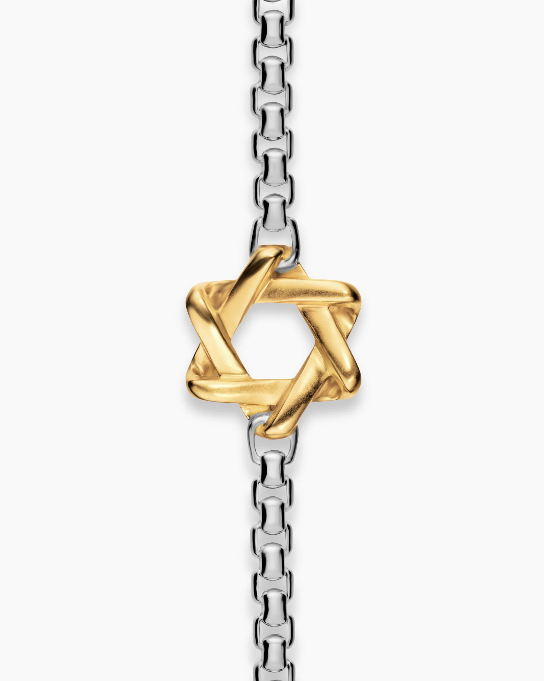 Star of David Station Necklace in Sterling Silver, 3.6mm 8 Star of David Station Necklace in Sterling Silver, 3.6mm