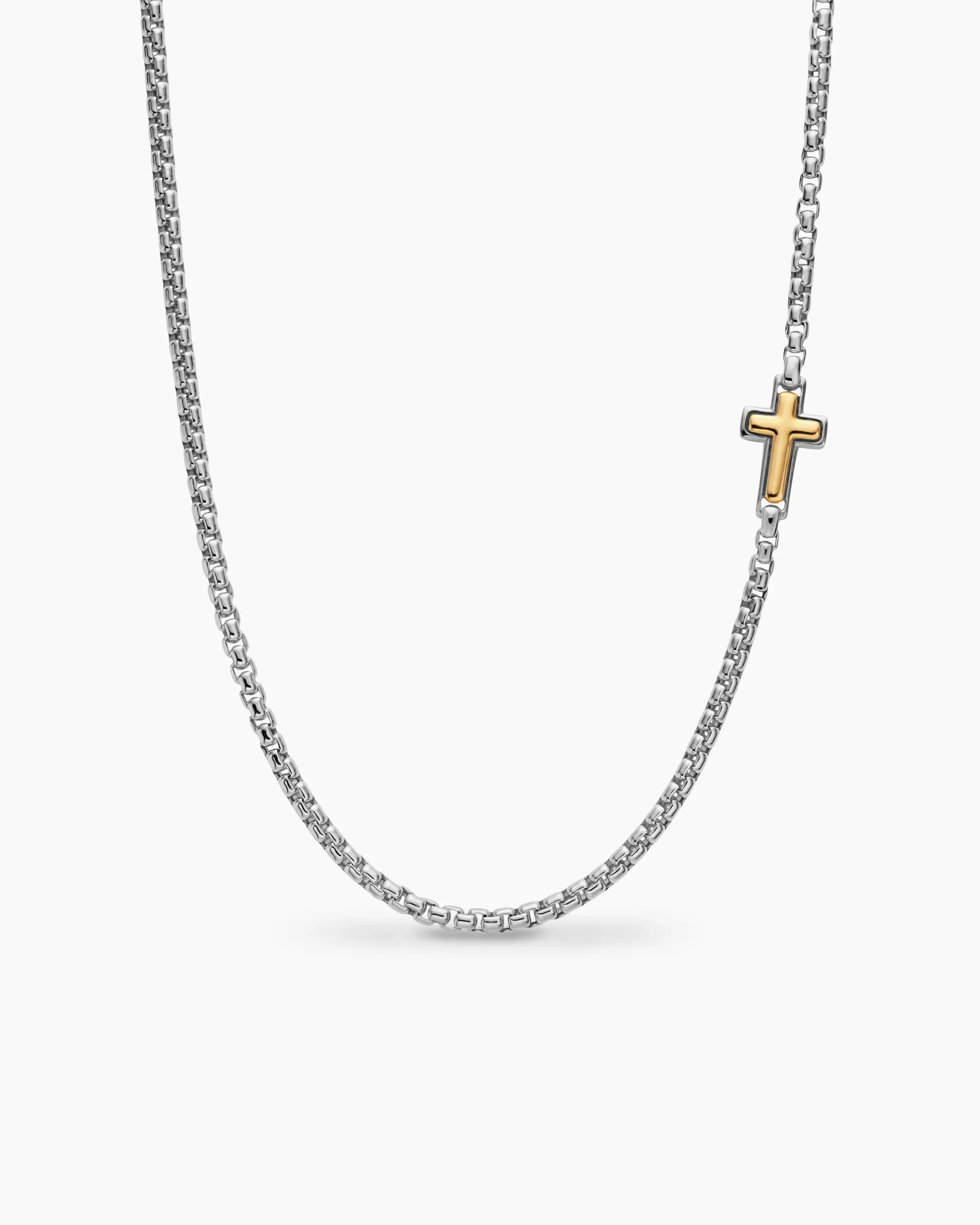 Cross Station Necklace in 18K Yellow Gold, 3.4mm 24 Cross Station Necklace in 18K Yellow Gold, 3.4mm