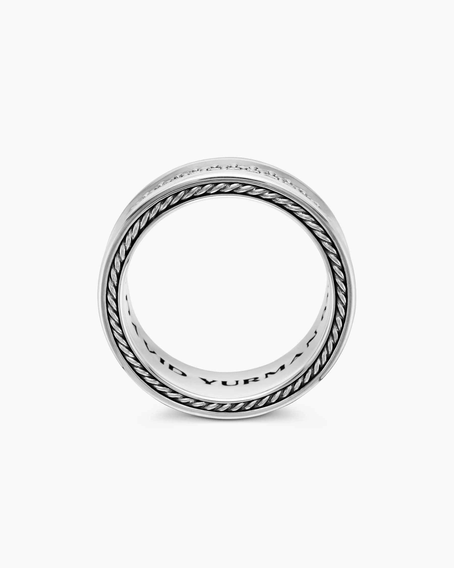 Streamline® Pavé Three Row Band Ring in 18K Rose Gold with Cognac Diamonds, 8.5mm 19 Streamline® Pavé Three Row Band Ring in 18K Rose Gold with Cognac Diamonds, 8.5mm