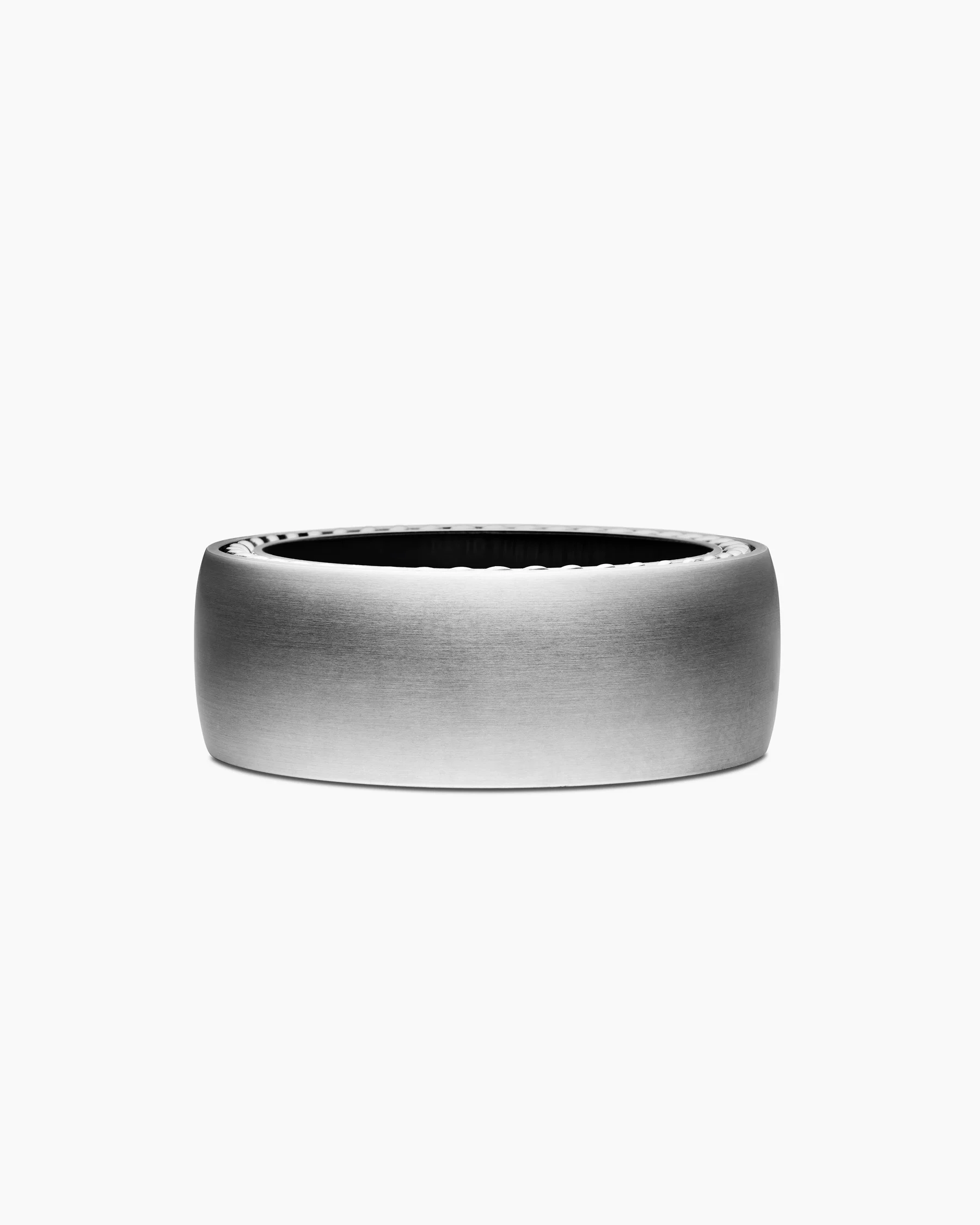 Streamline® Band Ring in Black Titanium, 9mm