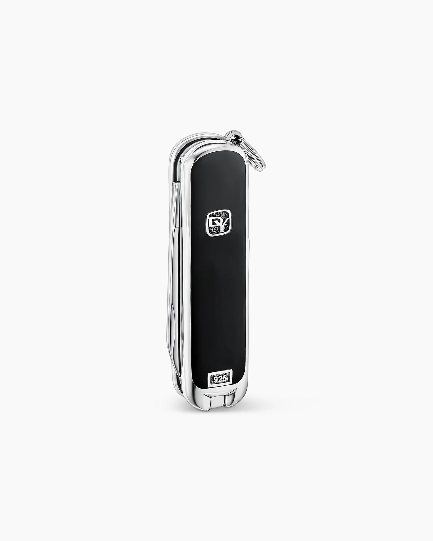 Streamline® Inlay Swiss Army® Knife in Sterling Silver with Black Onyx 1 Streamline® Inlay Swiss Army® Knife in Sterling Silver with Black Onyx
