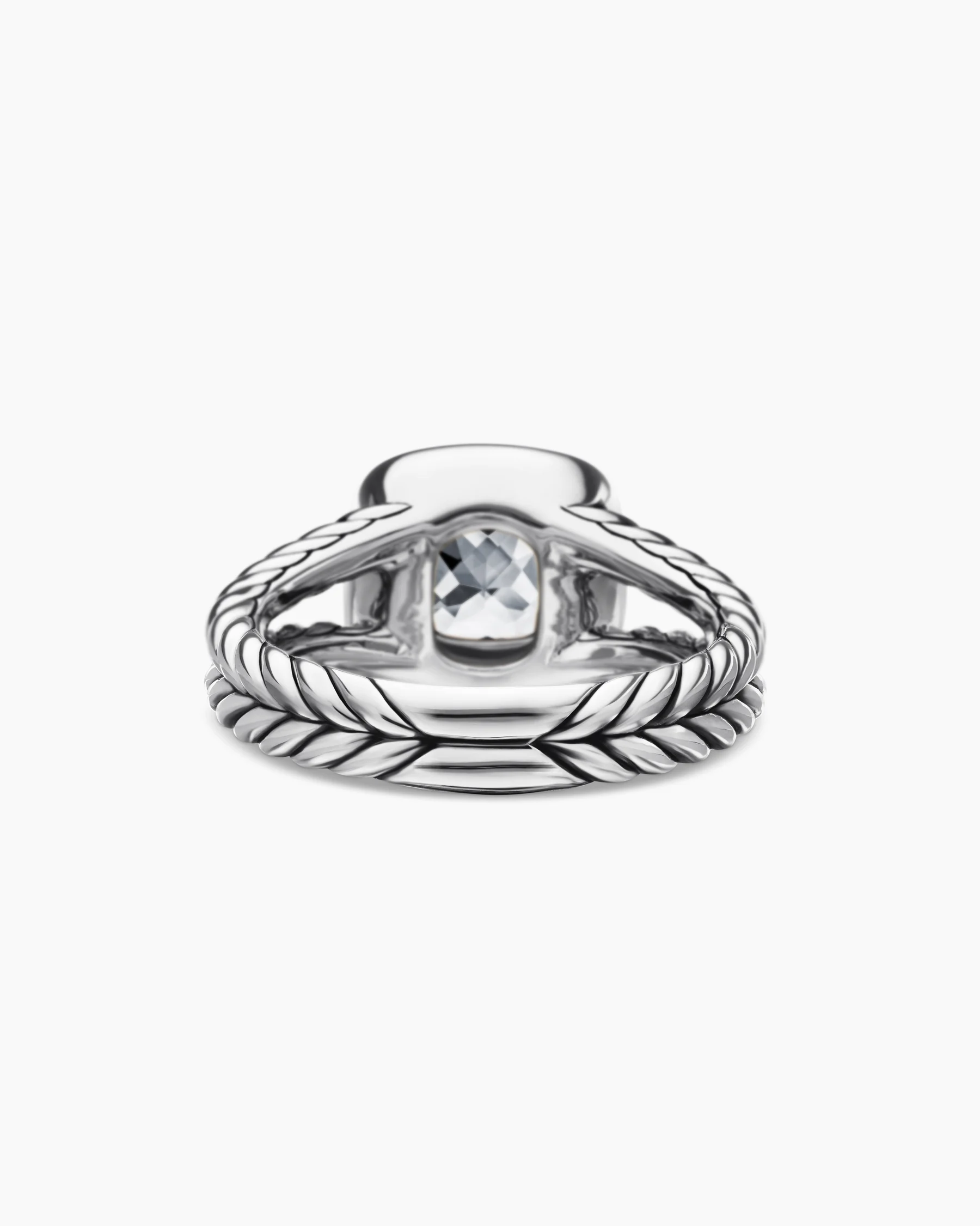 Petite Albion® Ring in Sterling Silver with Amethyst and Diamonds, 7mm 38 Petite Albion® Ring in Sterling Silver with Amethyst and Diamonds, 7mm