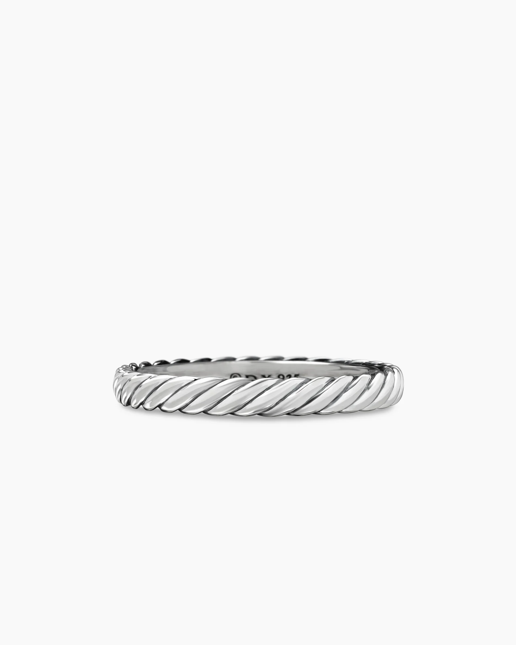 Cable Collectibles® Stack Ring in Sterling Silver, 3mm