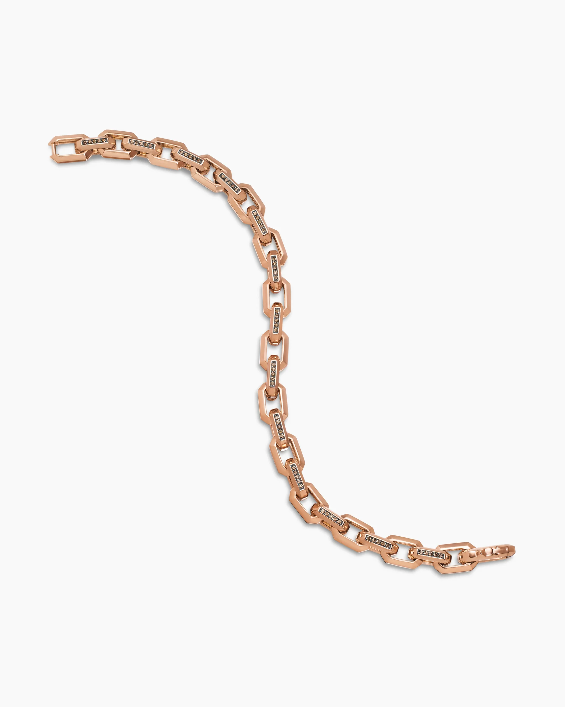 Streamline® Heirloom Chain Link Bracelet in Sterling Silver with Pavé Black Diamonds, 7.5mm 12 Streamline® Heirloom Chain Link Bracelet in Sterling Silver with Pavé Black Diamonds, 7.5mm