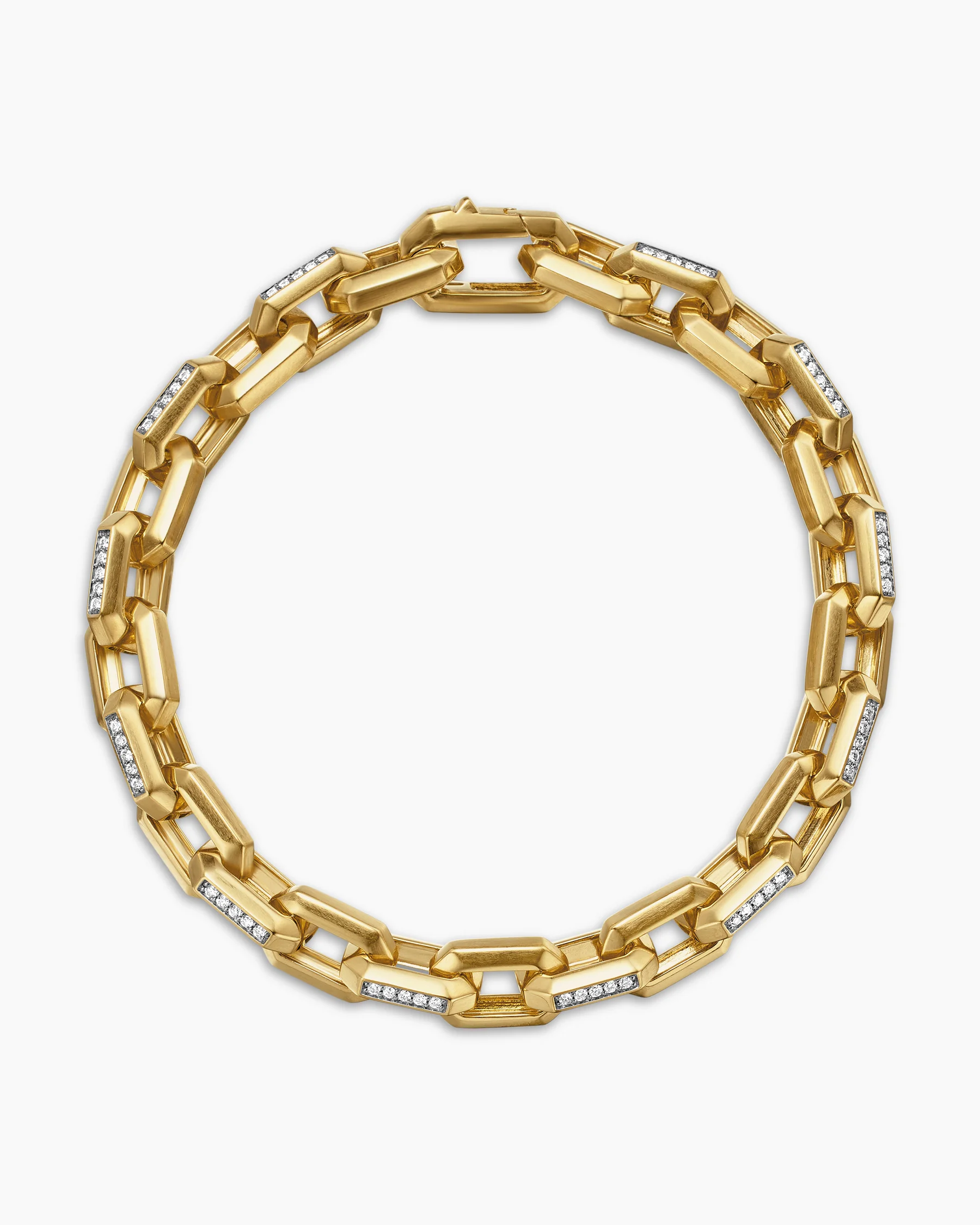 Streamline® Heirloom Chain Link Bracelet in Sterling Silver with Pavé Black Diamonds, 7.5mm 3 Streamline® Heirloom Chain Link Bracelet in Sterling Silver with Pavé Black Diamonds, 7.5mm