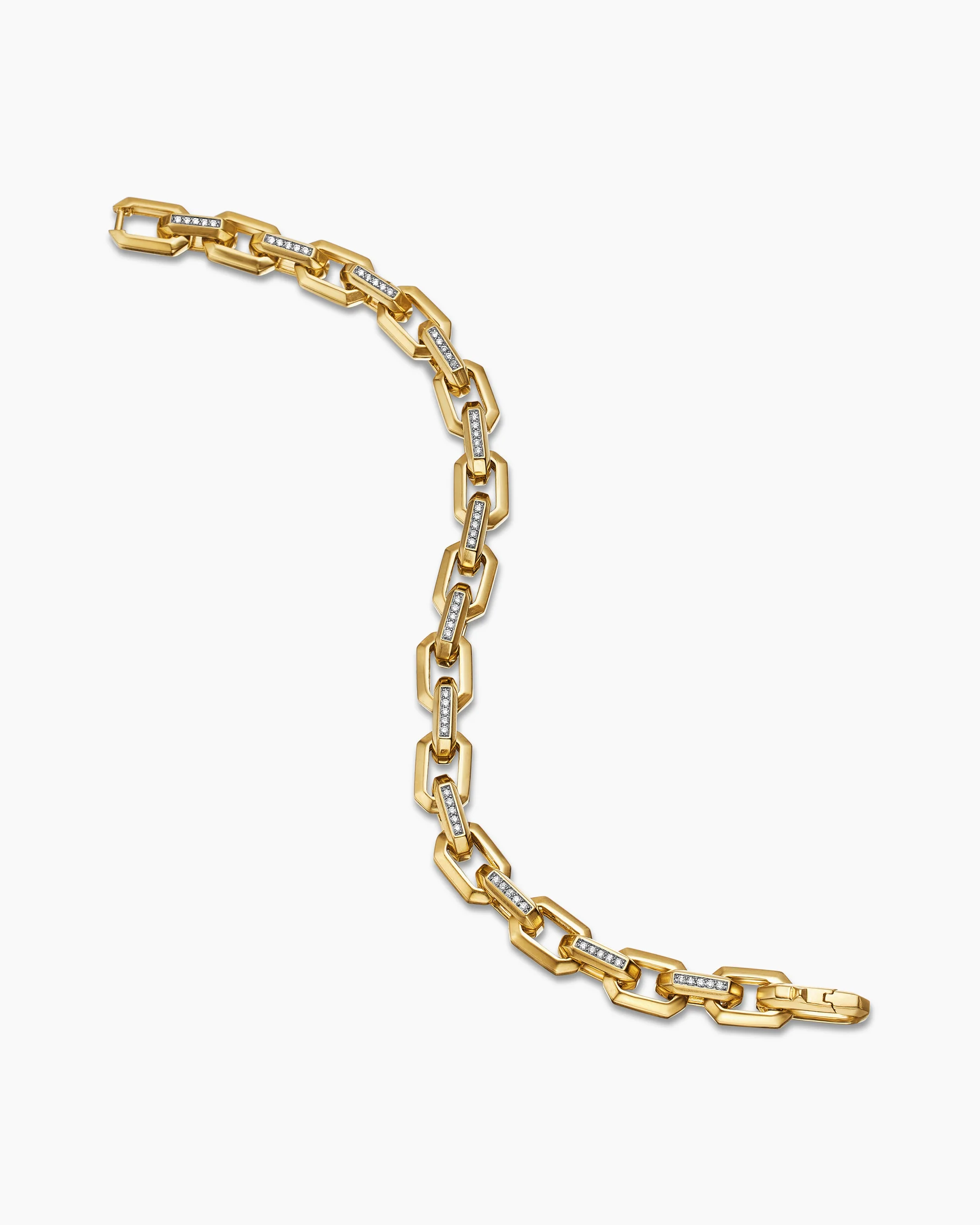 Streamline® Heirloom Chain Link Bracelet in Sterling Silver with Pavé Black Diamonds, 7.5mm 4 Streamline® Heirloom Chain Link Bracelet in Sterling Silver with Pavé Black Diamonds, 7.5mm