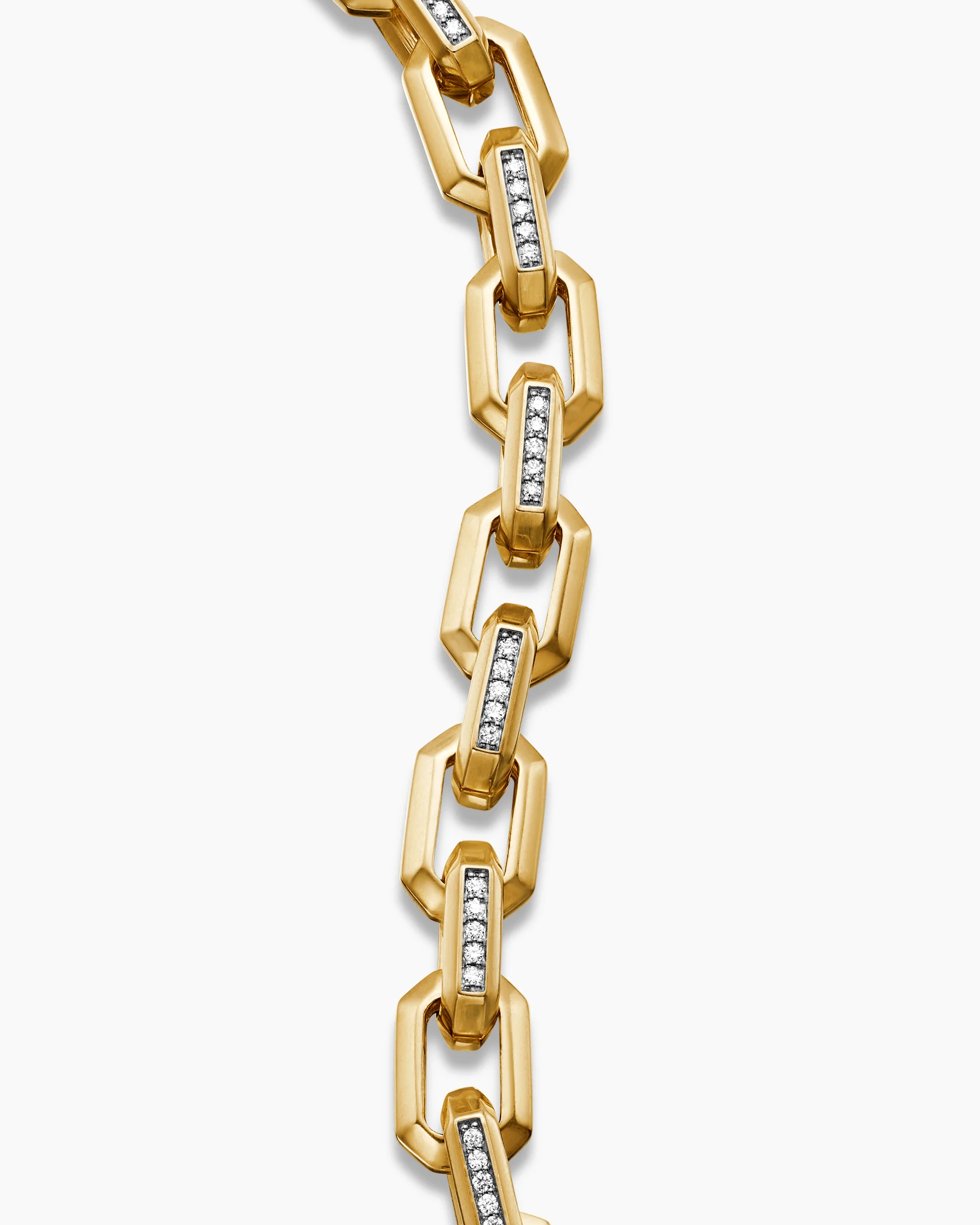 Streamline® Heirloom Chain Link Bracelet in Sterling Silver with Pavé Black Diamonds, 7.5mm 6 Streamline® Heirloom Chain Link Bracelet in Sterling Silver with Pavé Black Diamonds, 7.5mm