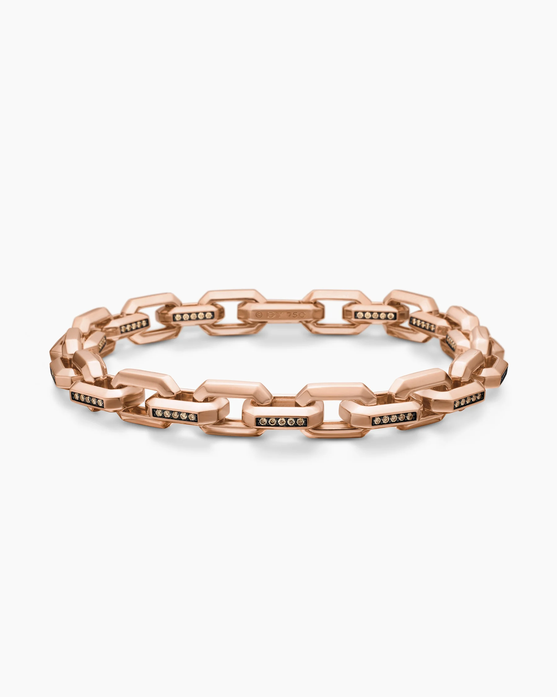 Streamline® Heirloom Chain Link Bracelet in Sterling Silver with Pavé Black Diamonds, 7.5mm 9 Streamline® Heirloom Chain Link Bracelet in Sterling Silver with Pavé Black Diamonds, 7.5mm